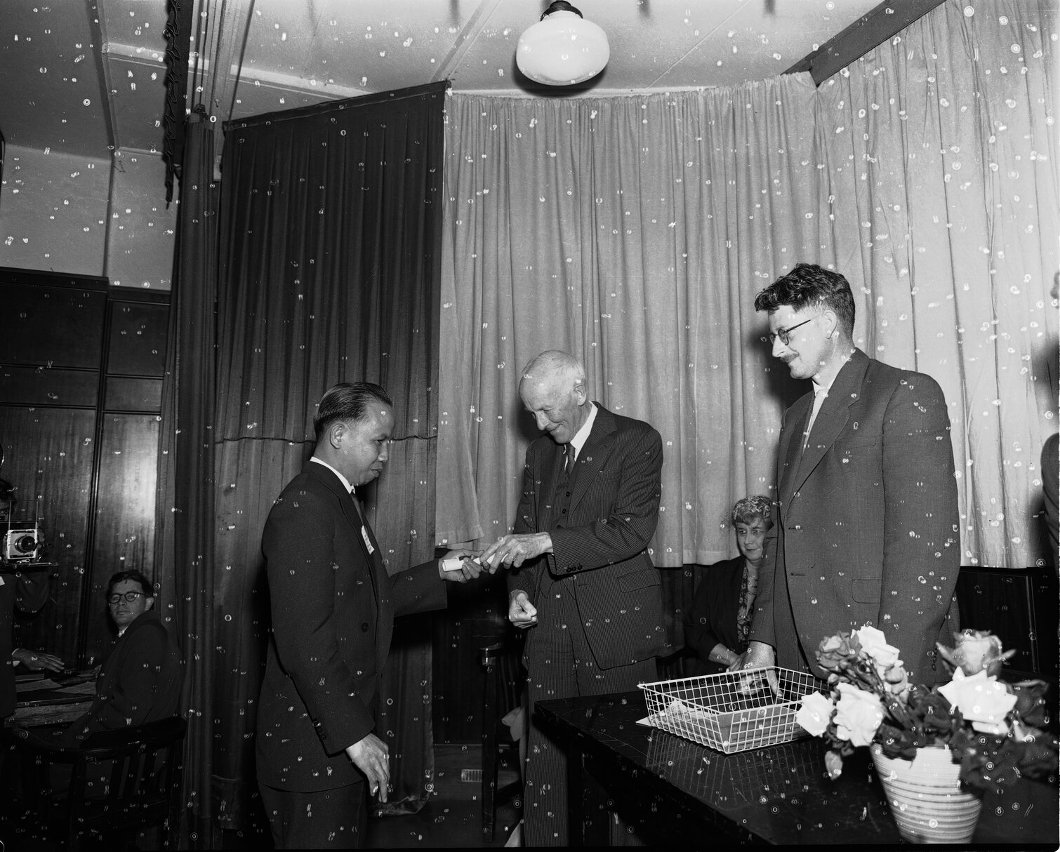 Library School. Presentation of Library School Certificates