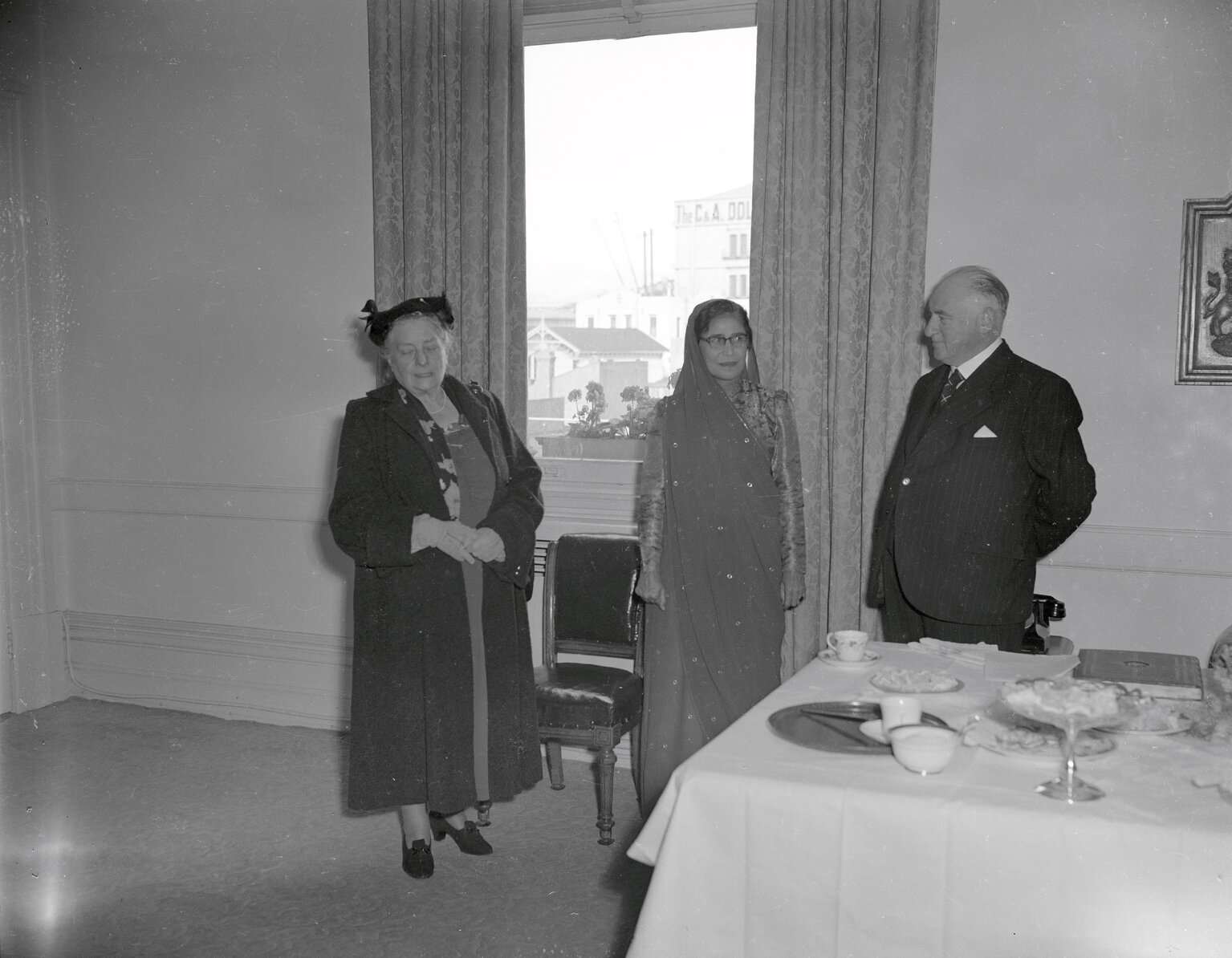 Fozdar, S: Indian social worker at reception