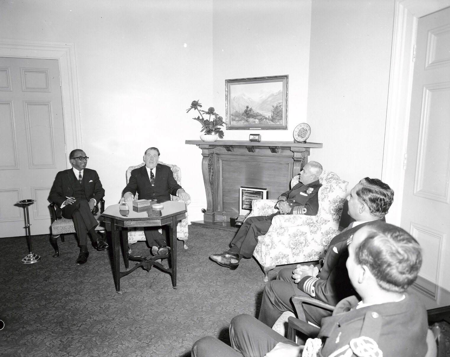 Admiral Chatterij, Indian Navy, at reception