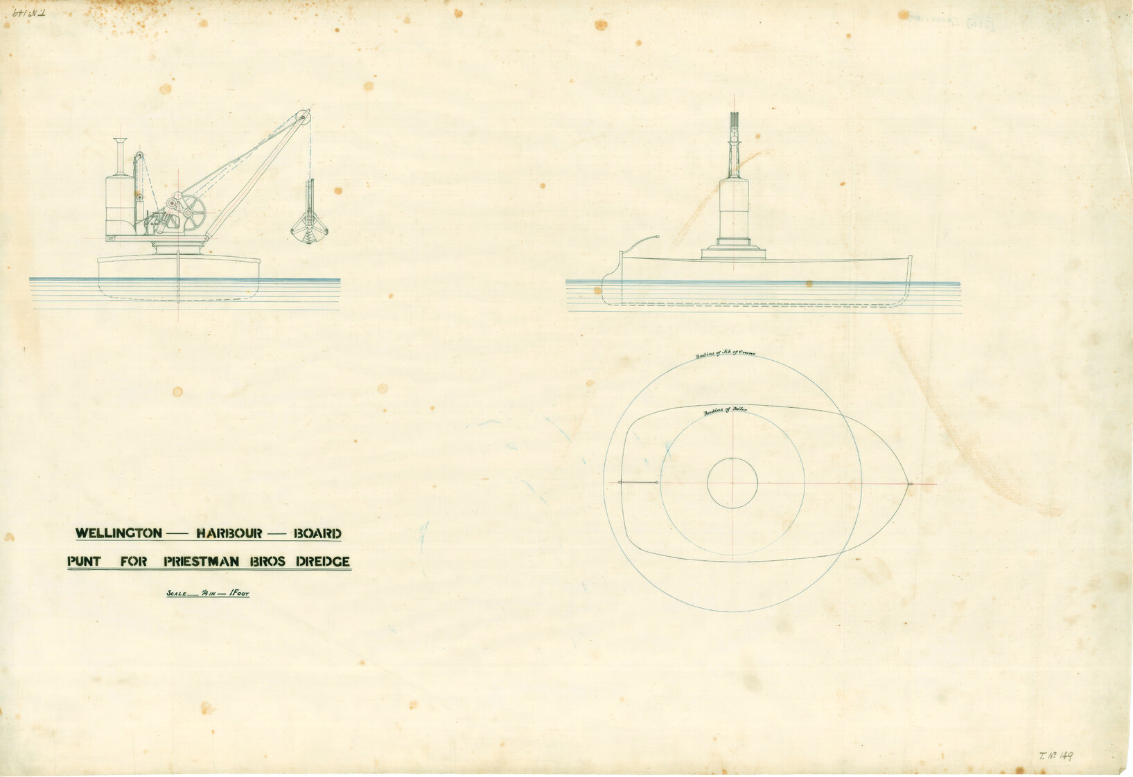 Punt for Priestman Dredge