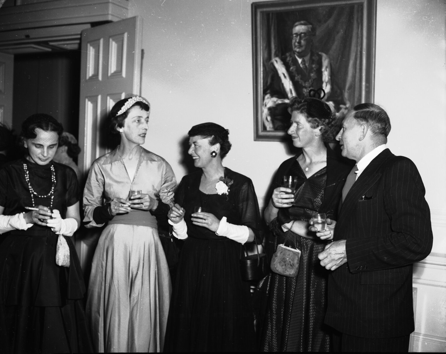Mayor Macalister's Christmas Party, December 1955