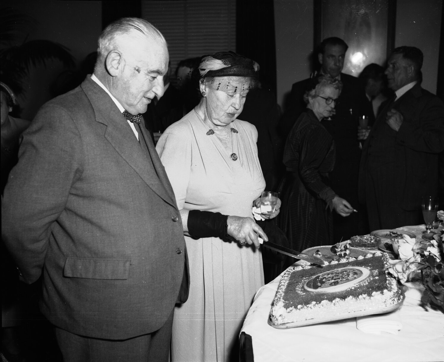 Mayor Macalister's Christmas Party, December 1955