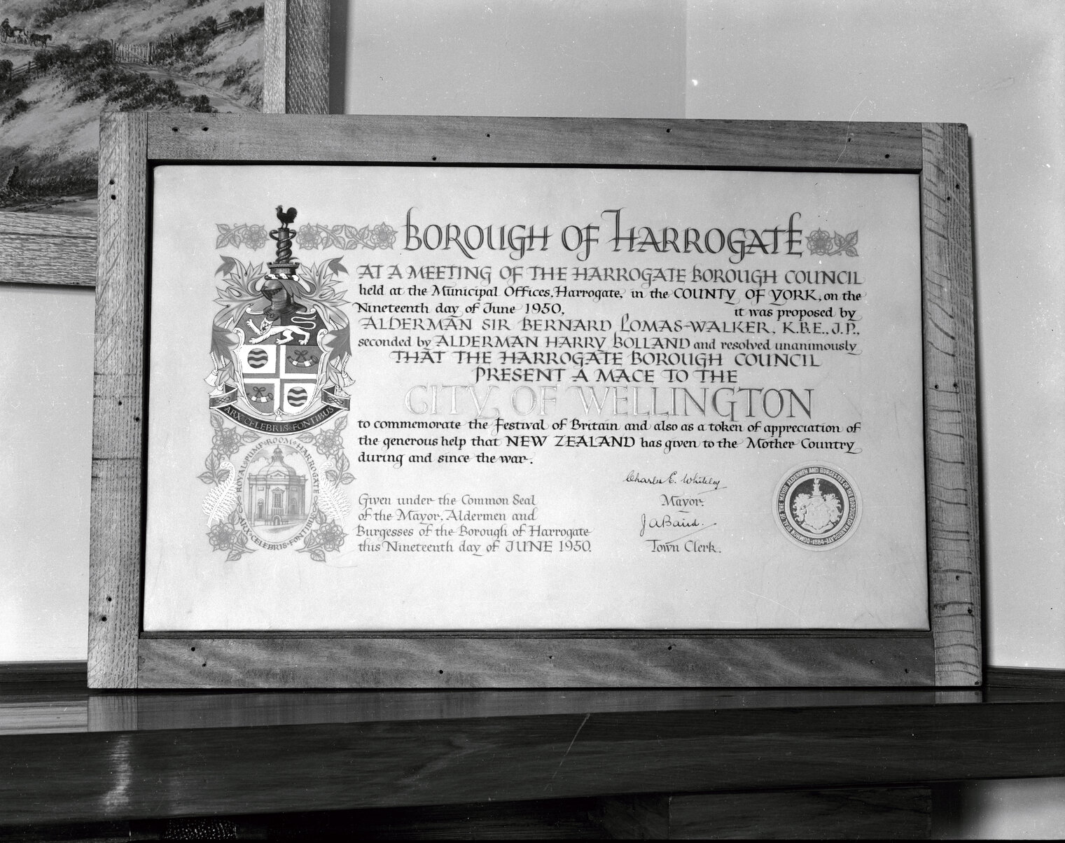 Mayoral Mace from Harrogate, United Kingdom