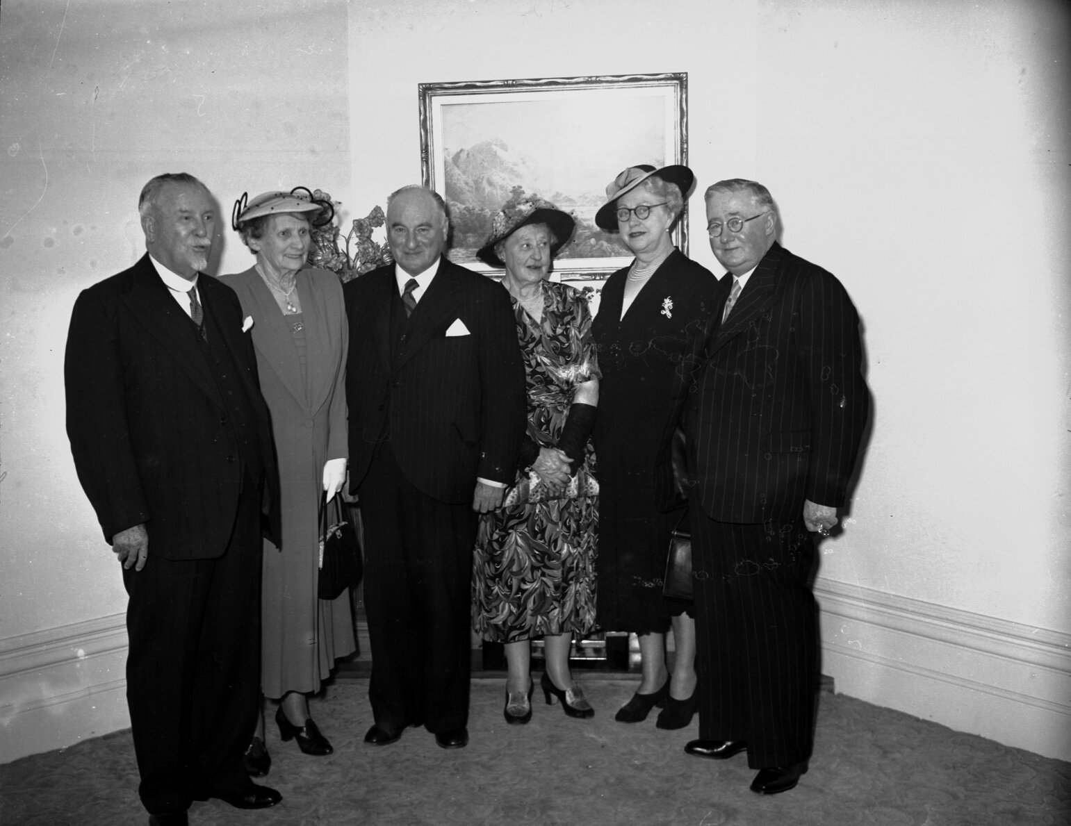 Mayors &amp; wives: Sir Charles &amp; Lady Norwood, Sir William &amp; Lady Appleton, Sir Robert &amp; Lady Macalister