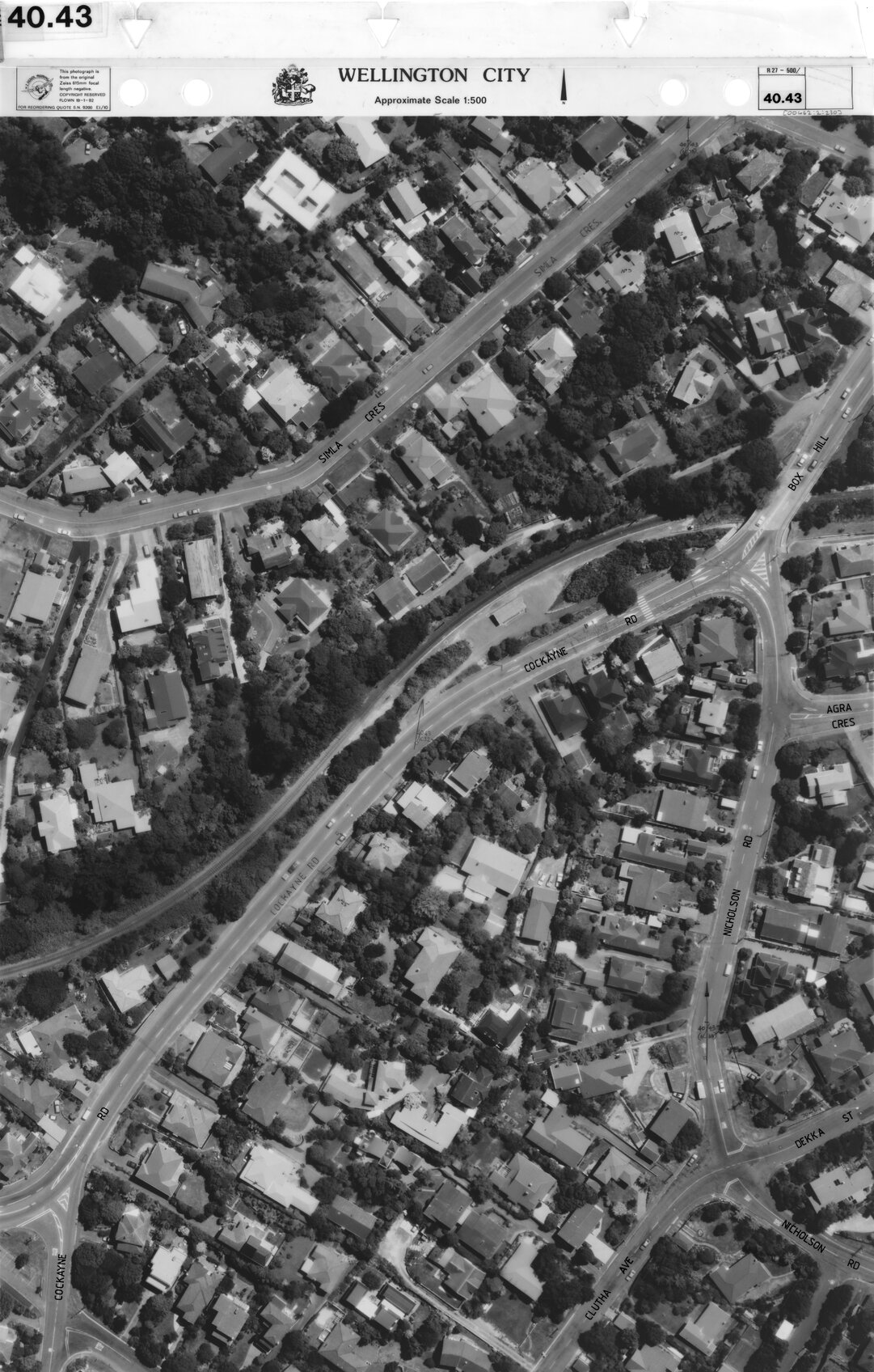 Aerial transparency, Sheet 40.43