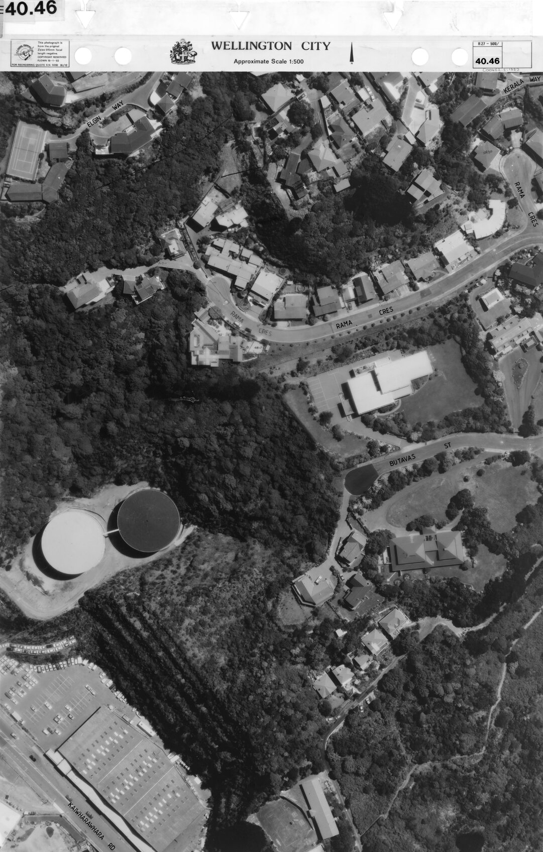 Aerial transparency, Sheet 40.46