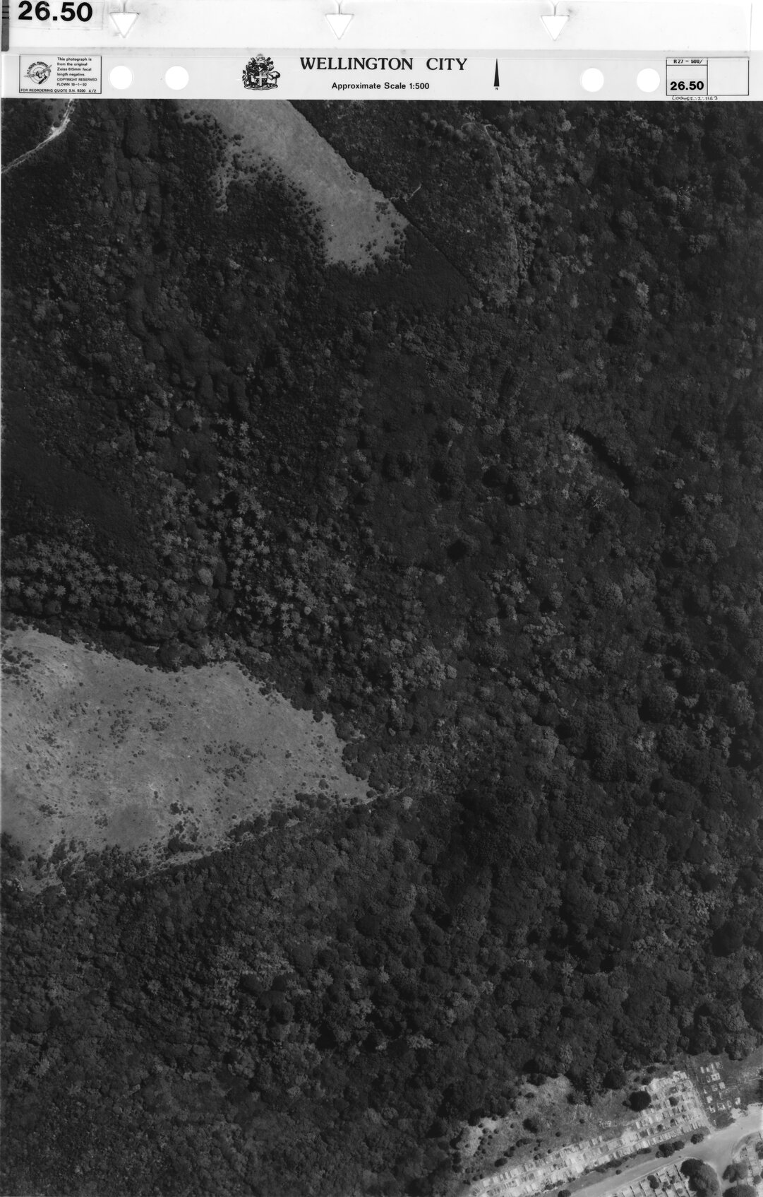 Aerial transparency, Sheet 26.50