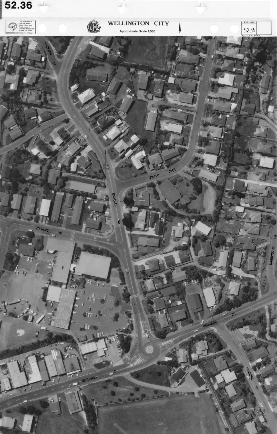 Aerial transparency, Sheet 52.36