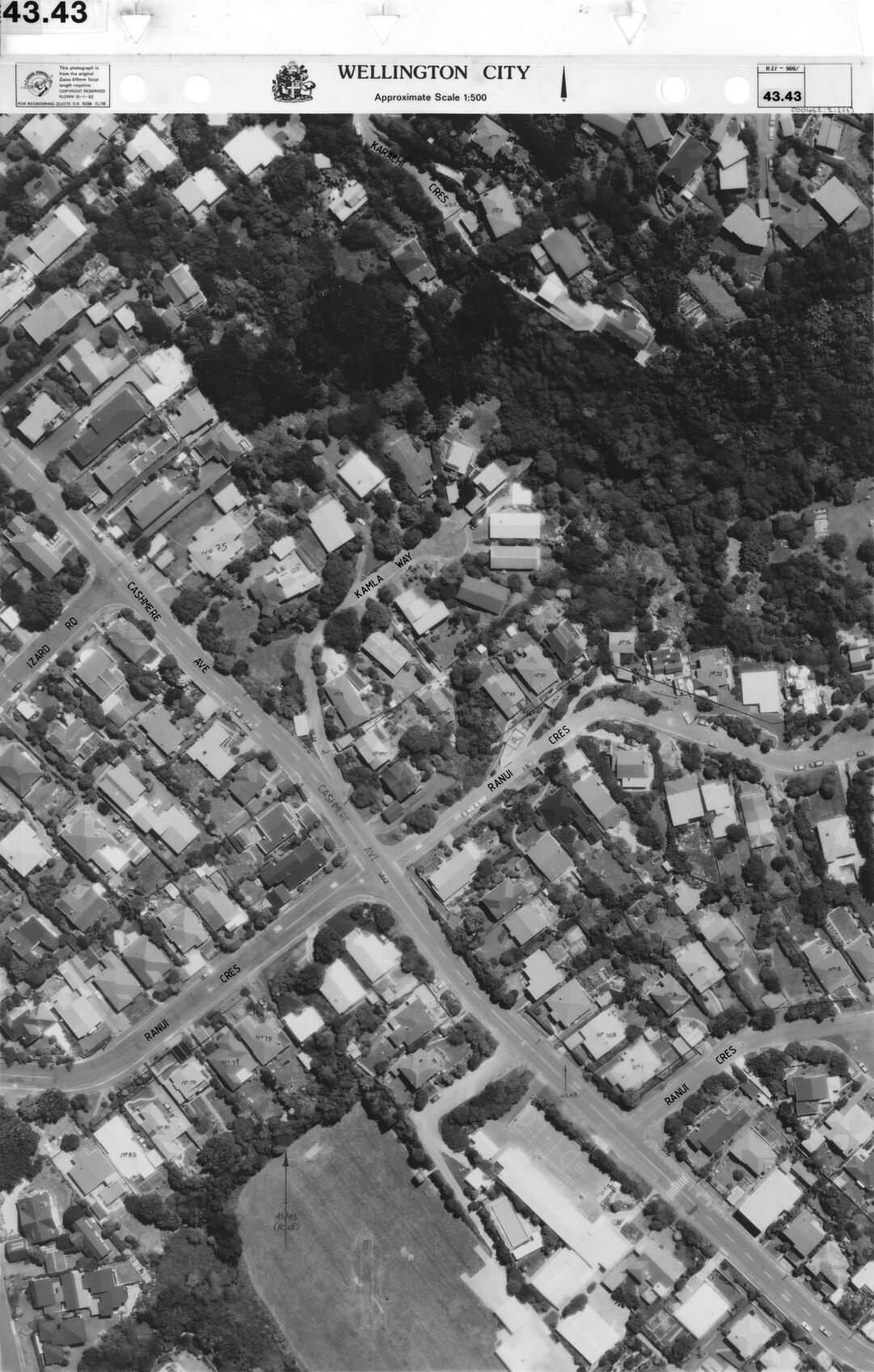 Aerial transparency, Sheet 43.43