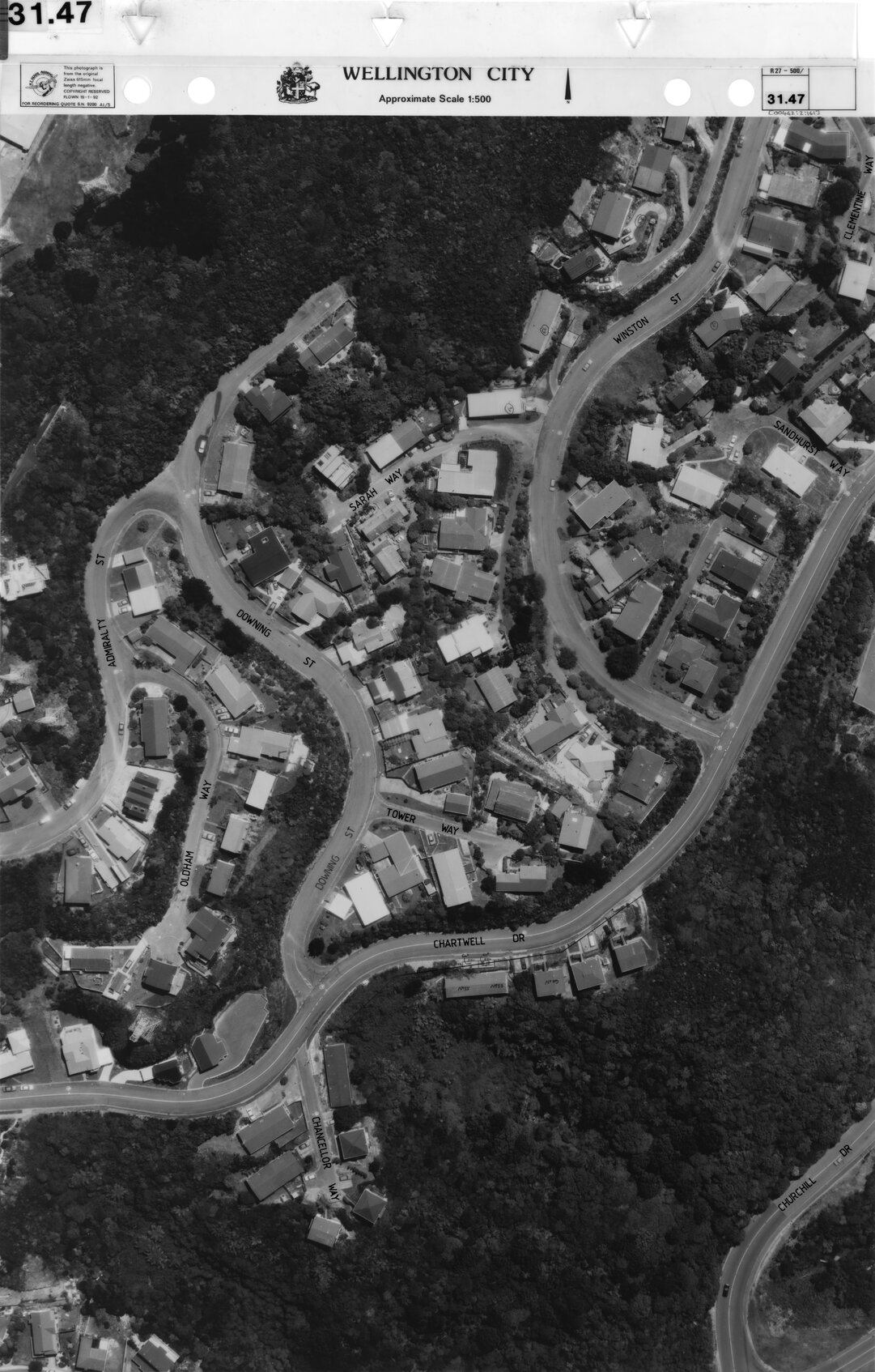 Aerial transparency, Sheet 31.47