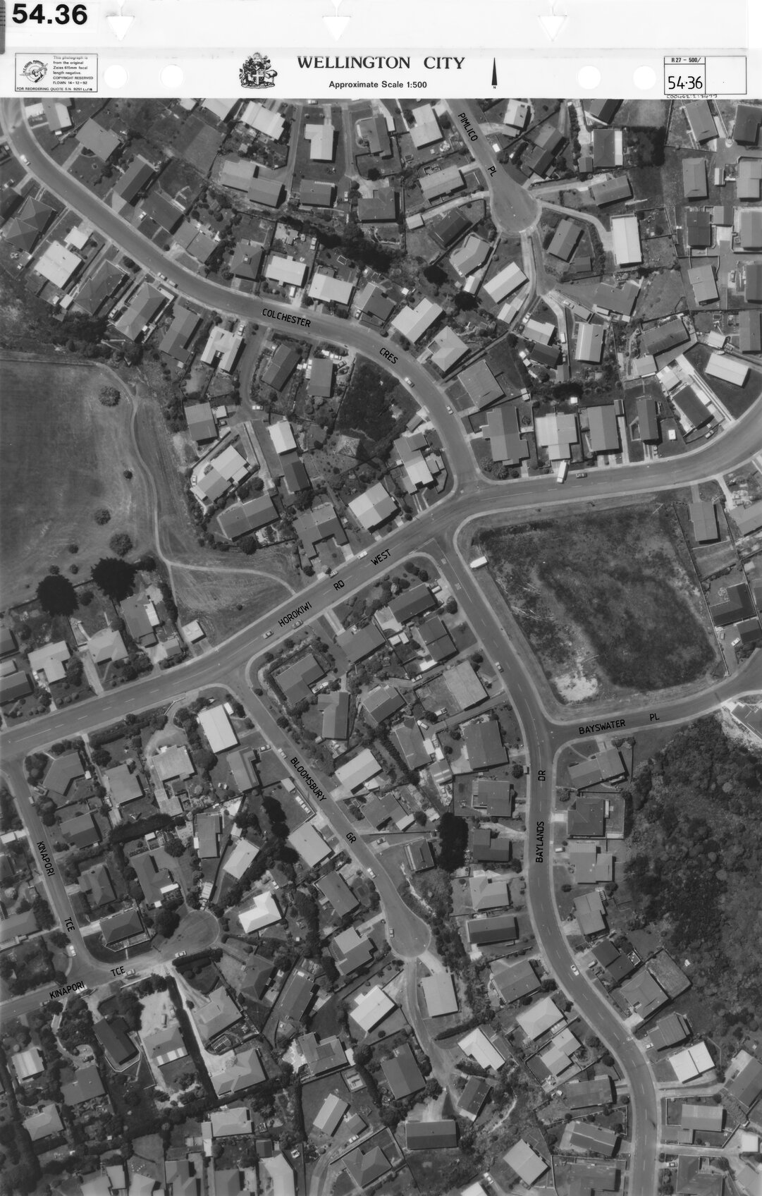 Aerial transparency, Sheet 54.36