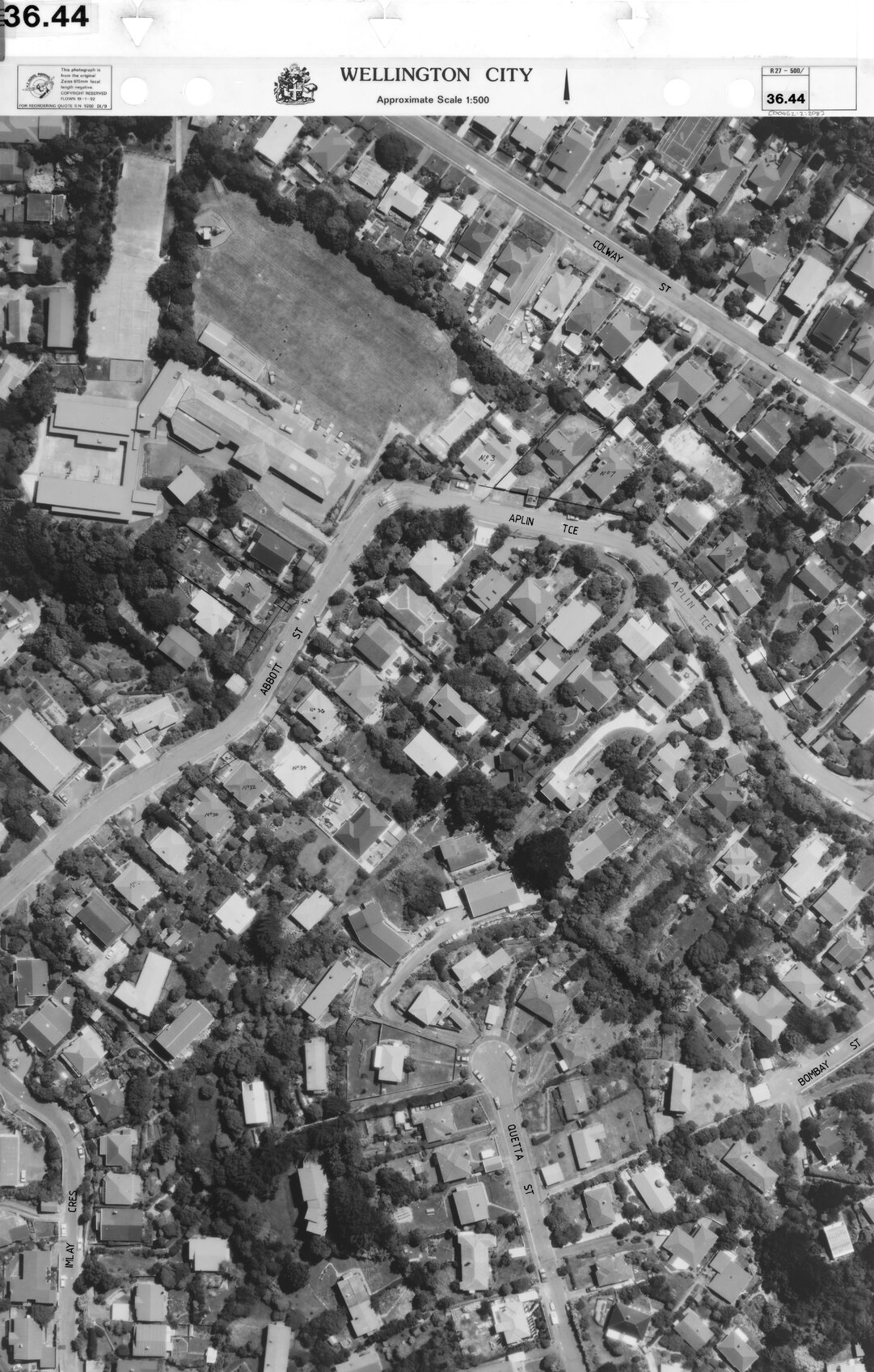 Aerial transparency, Sheet 36.44