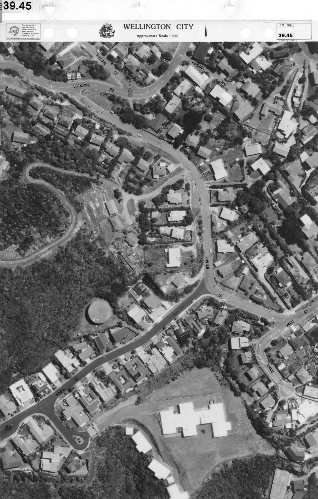 Aerial transparency, Sheet 39.45