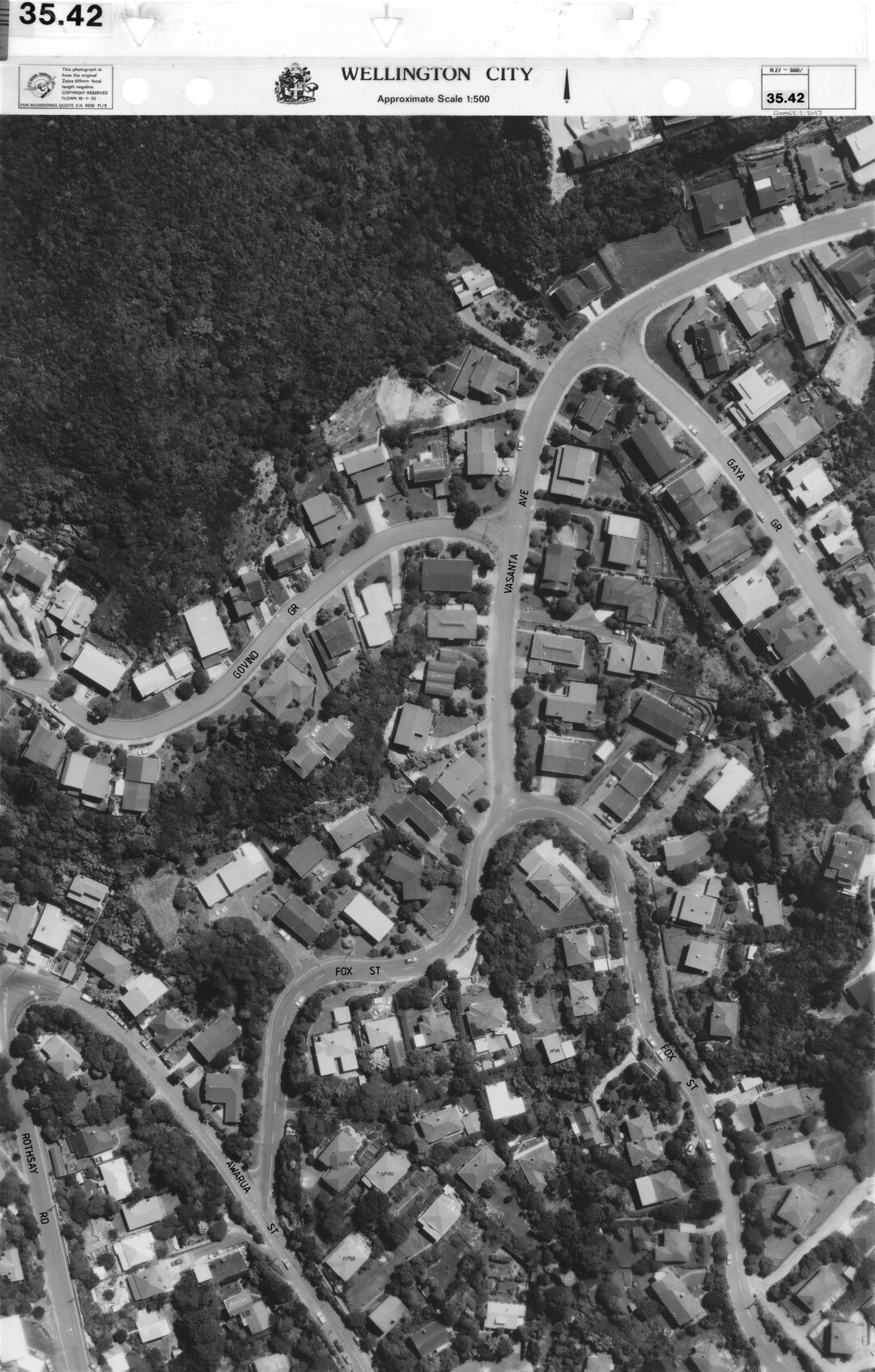 Aerial transparency, Sheet 35.42