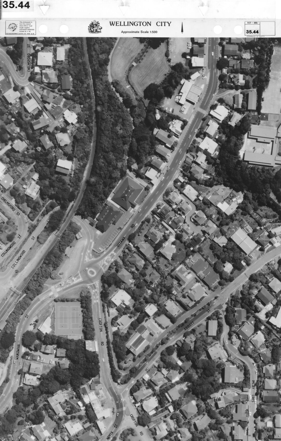 Aerial transparency, Sheet 35.44