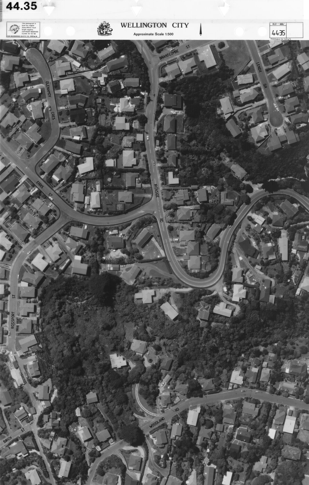 Aerial transparency, Sheet 44.35