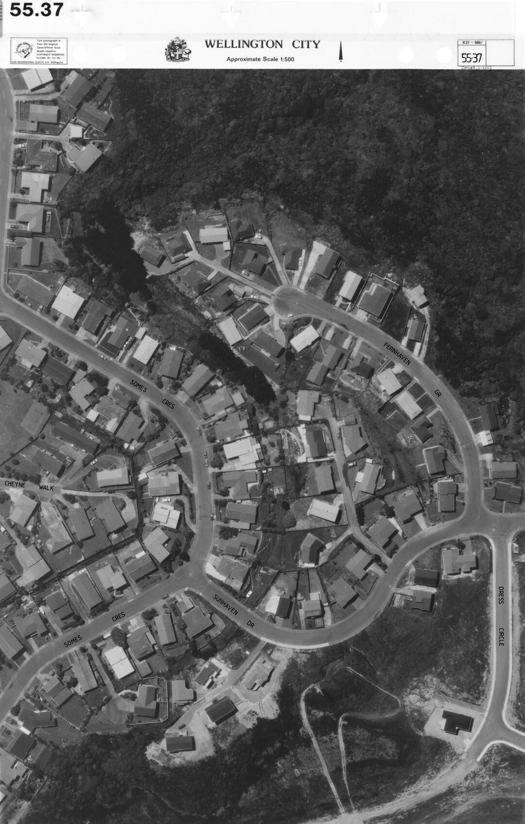 Aerial transparency, Sheet 55.37