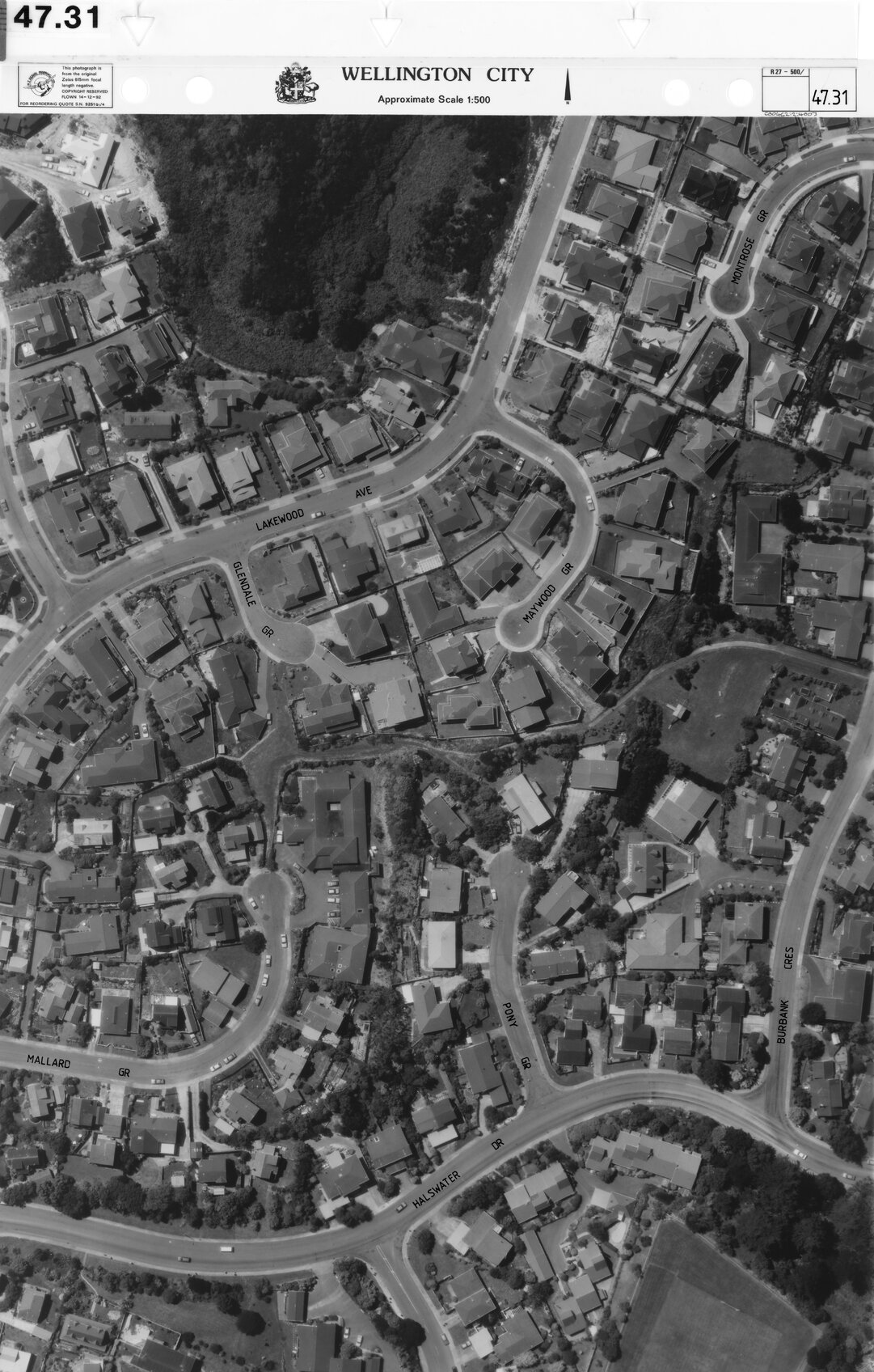 Aerial transparency, Sheet 47.31