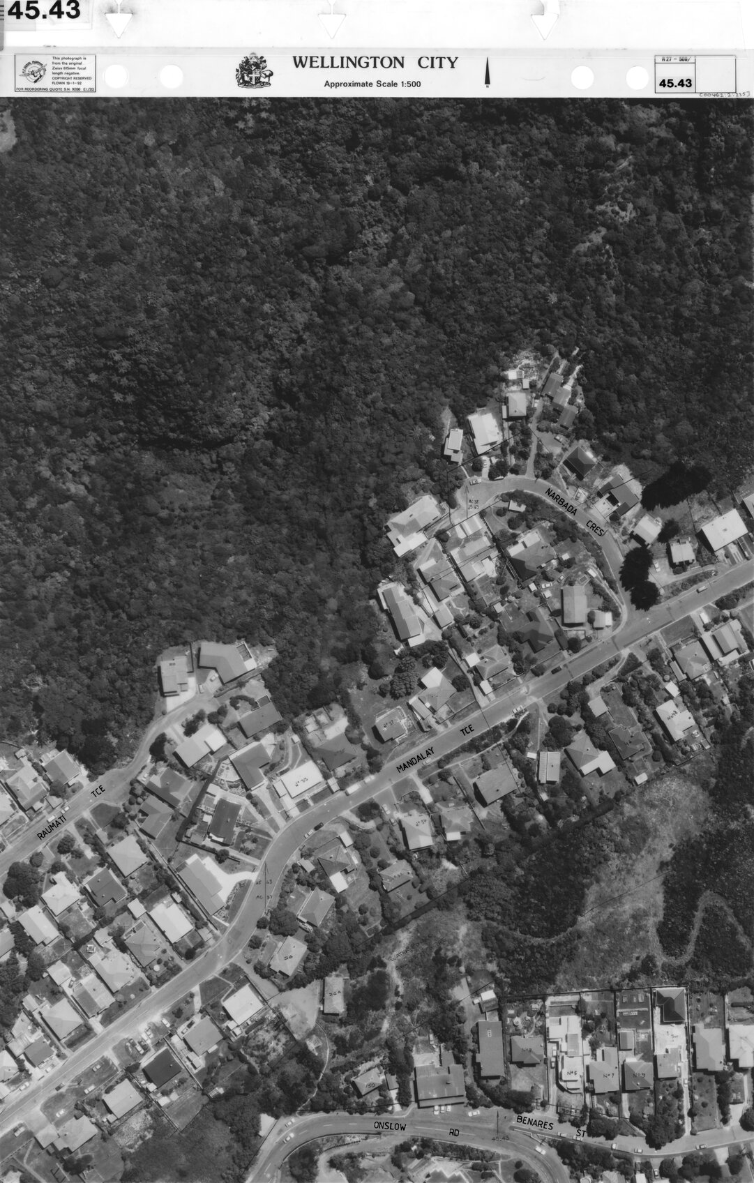 Aerial transparency, Sheet 45.43