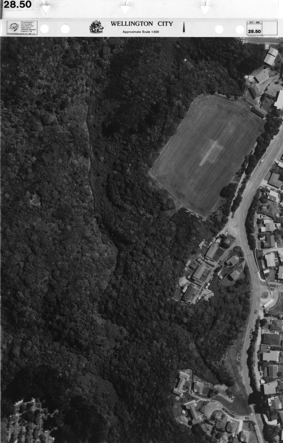 Aerial transparency, Sheet 28.50