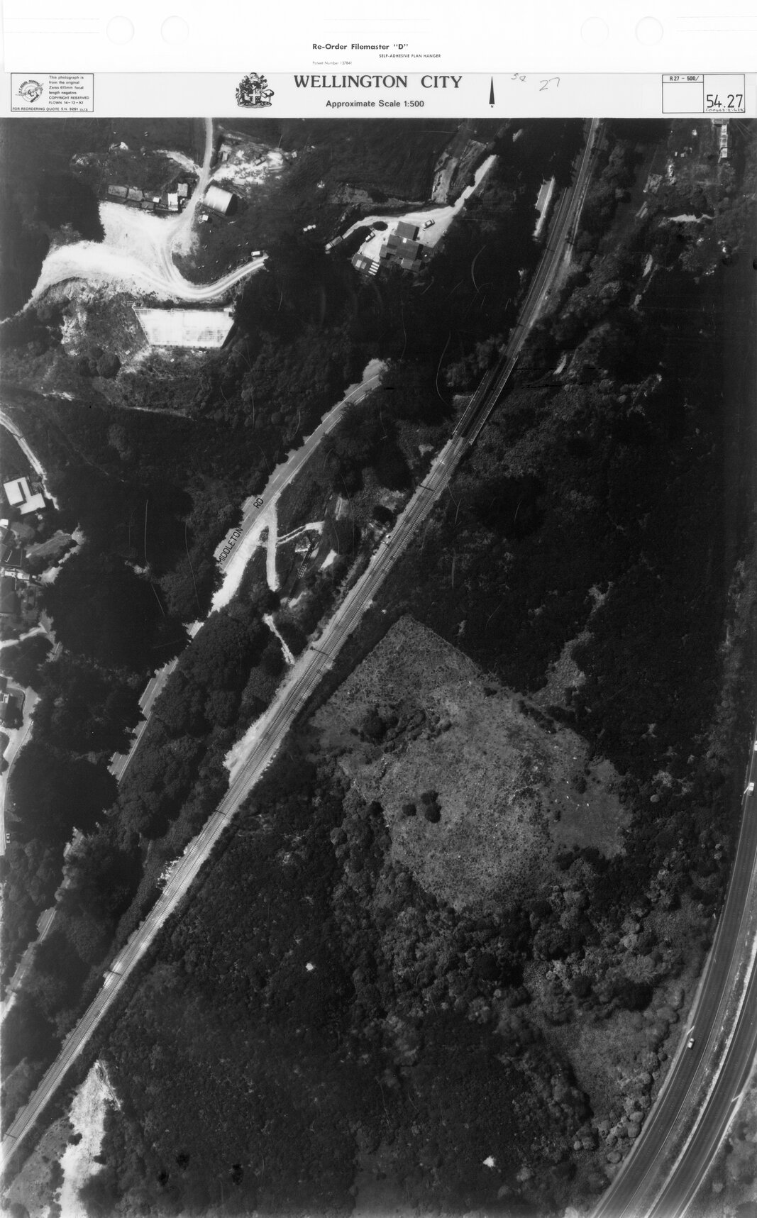 Aerial transparency, Sheet 54.27