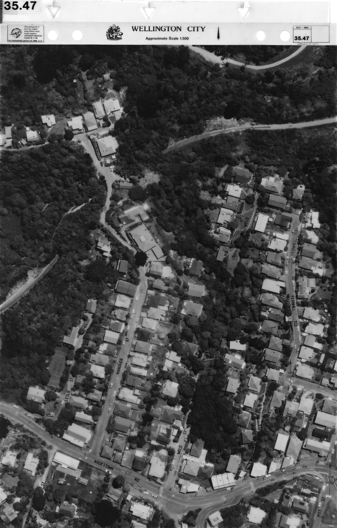 Aerial transparency, Sheet 35.47