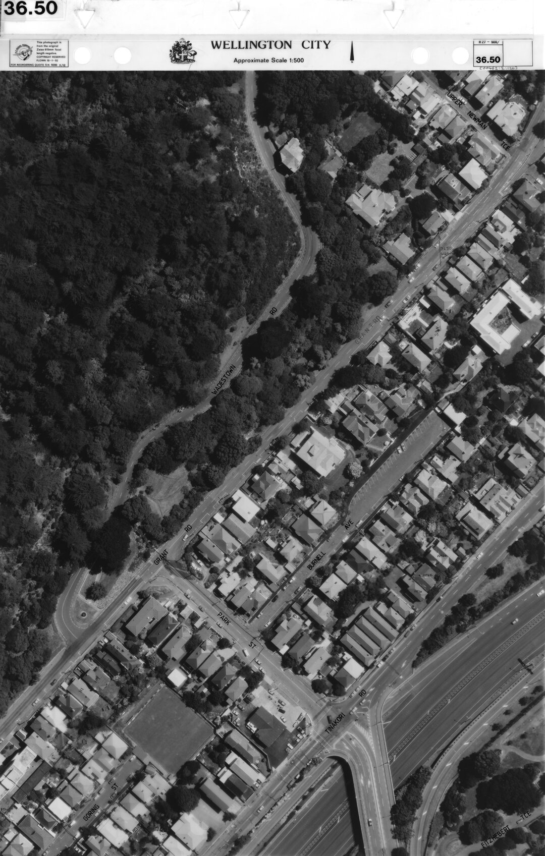 Aerial transparency, Sheet 36.50