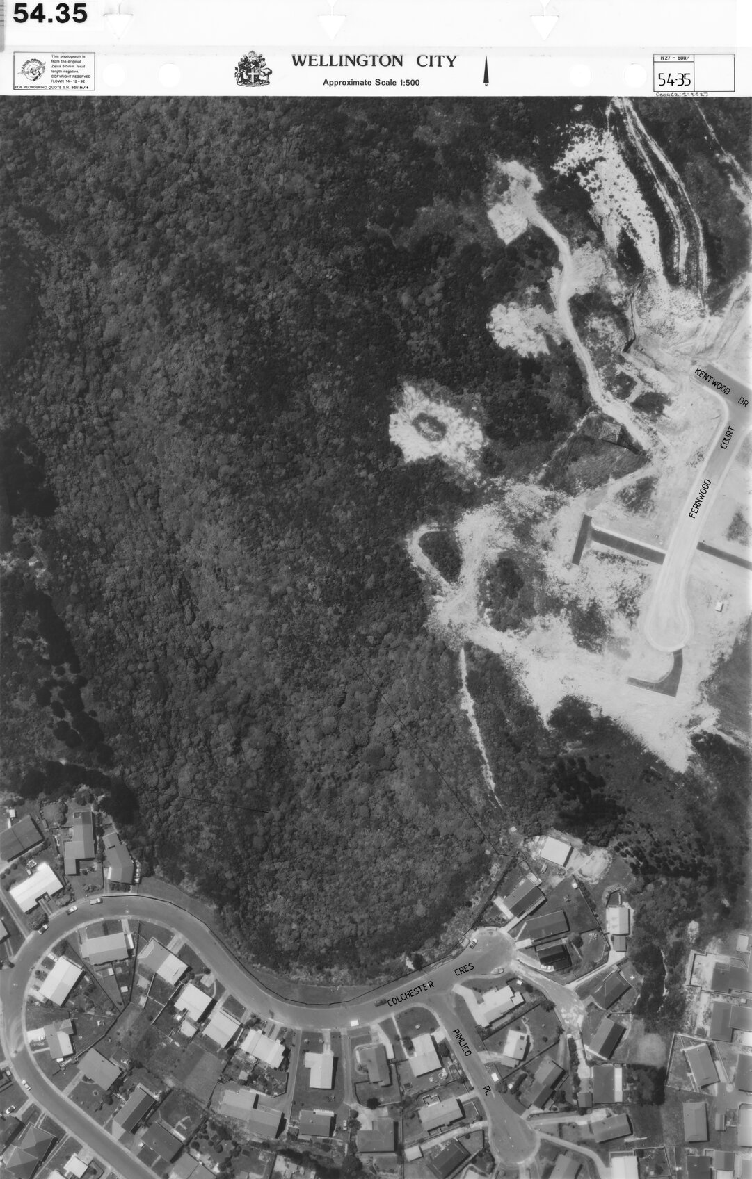 Aerial transparency, Sheet 54.35