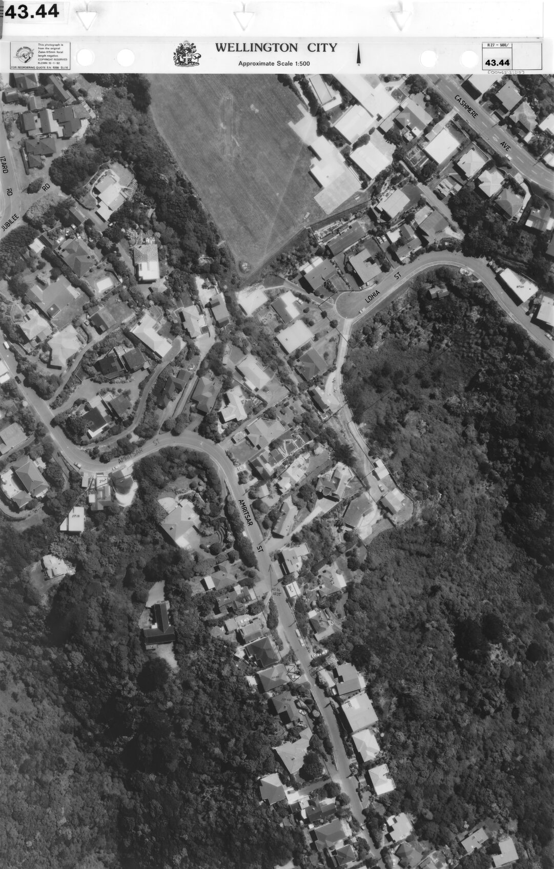 Aerial transparency, Sheet 43.44