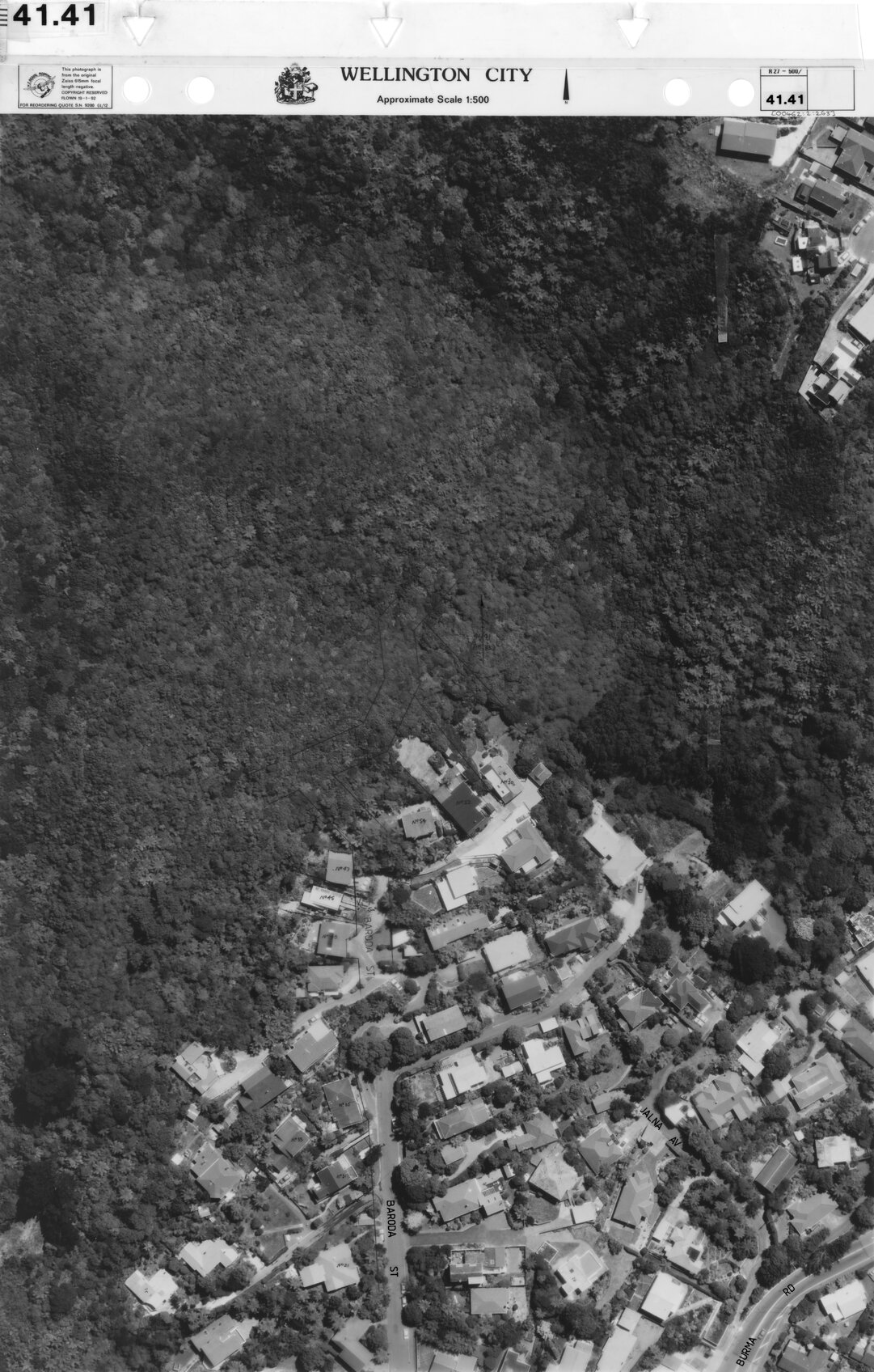 Aerial transparency, Sheet 41.41