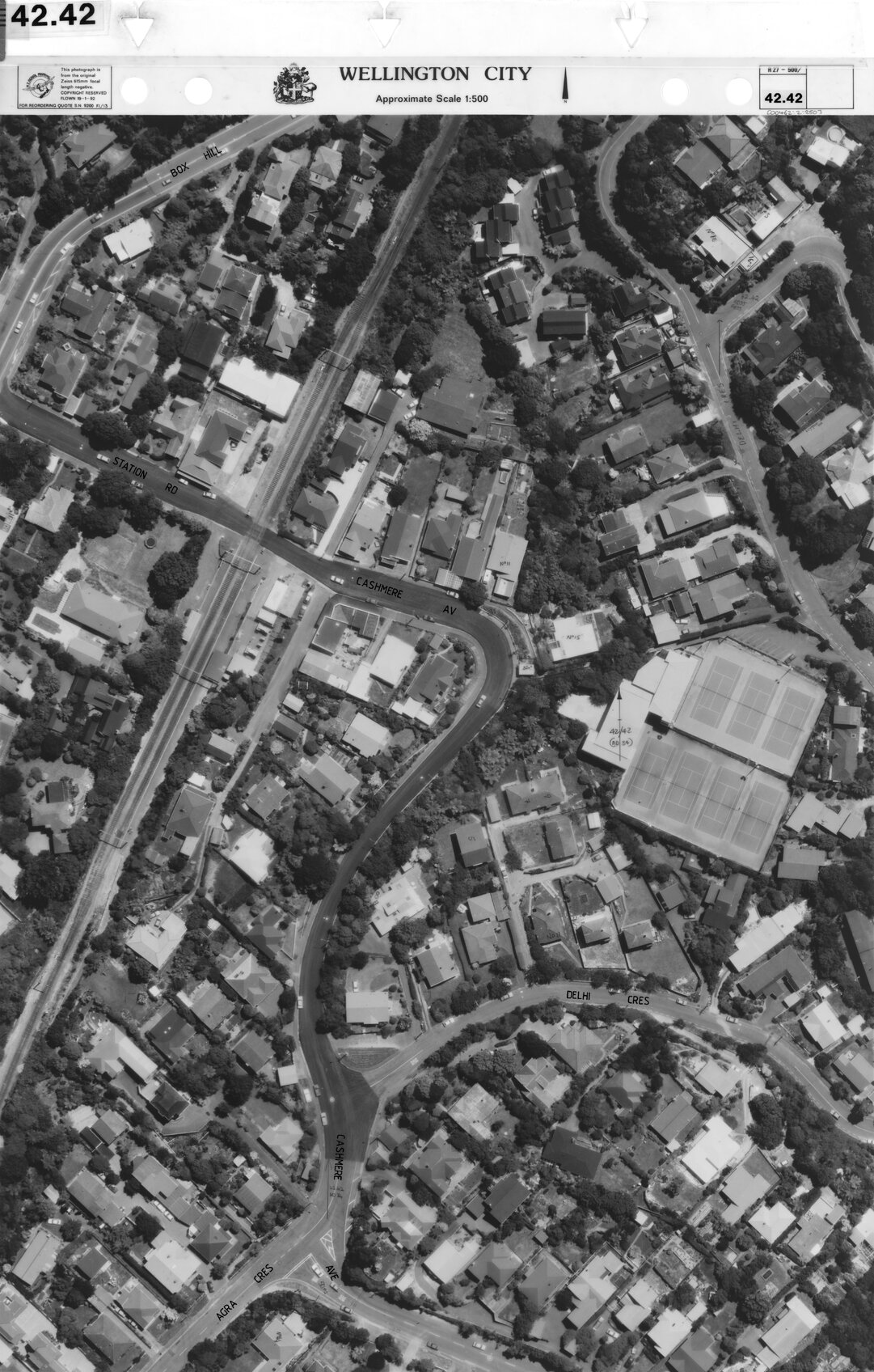 Aerial transparency, Sheet 42.42