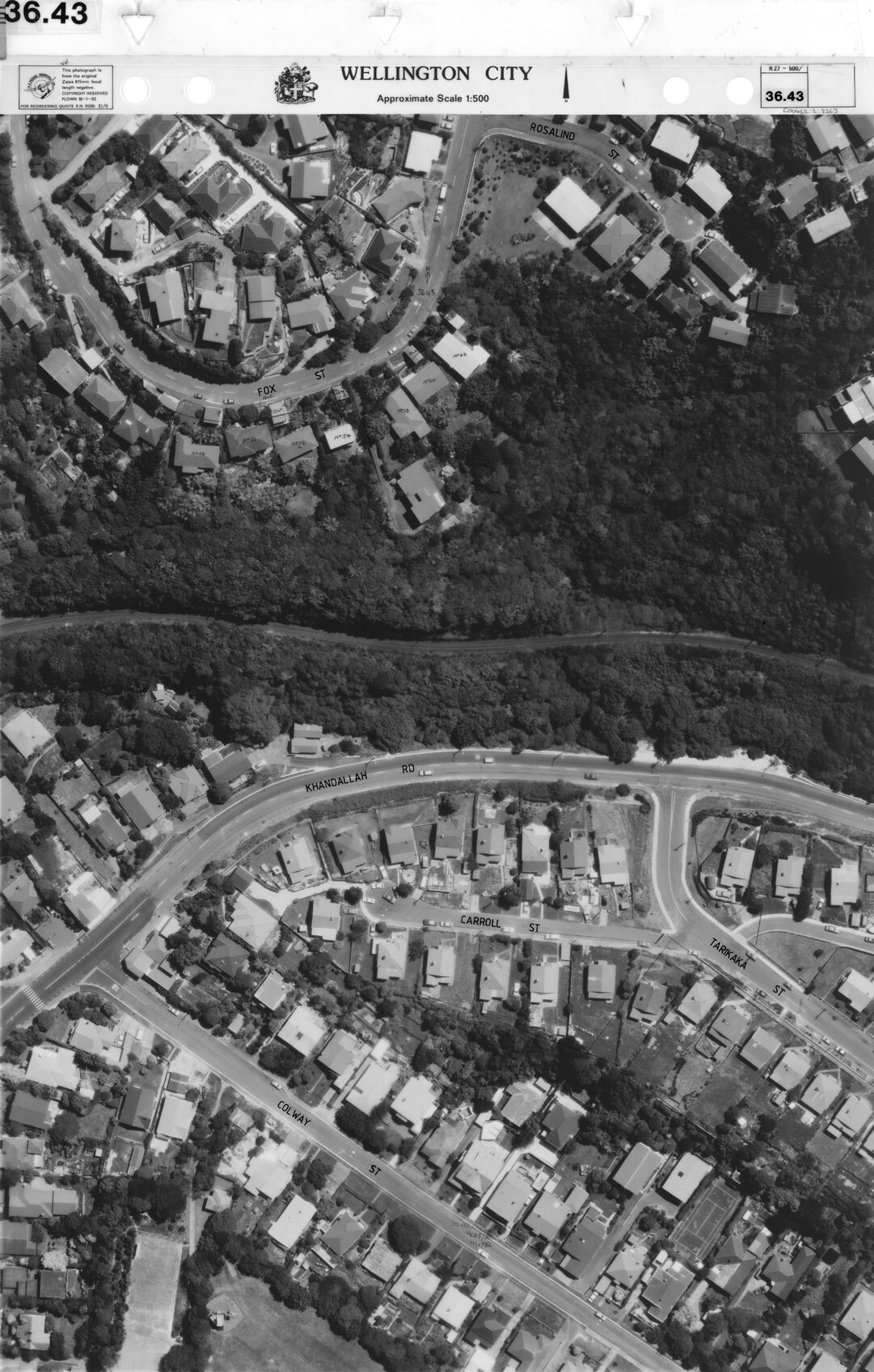 Aerial transparency, Sheet 36.43