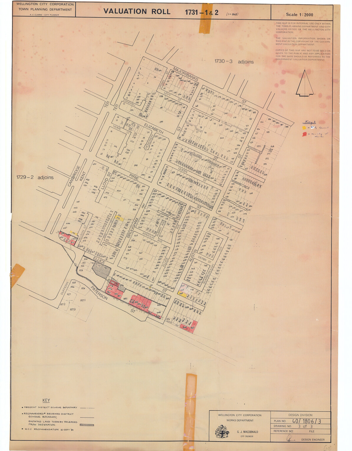 Valuation roll 1731-1 and 1731-2
