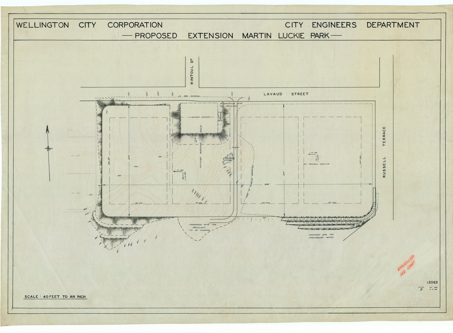 Proposed extension - Martin Luckie Park