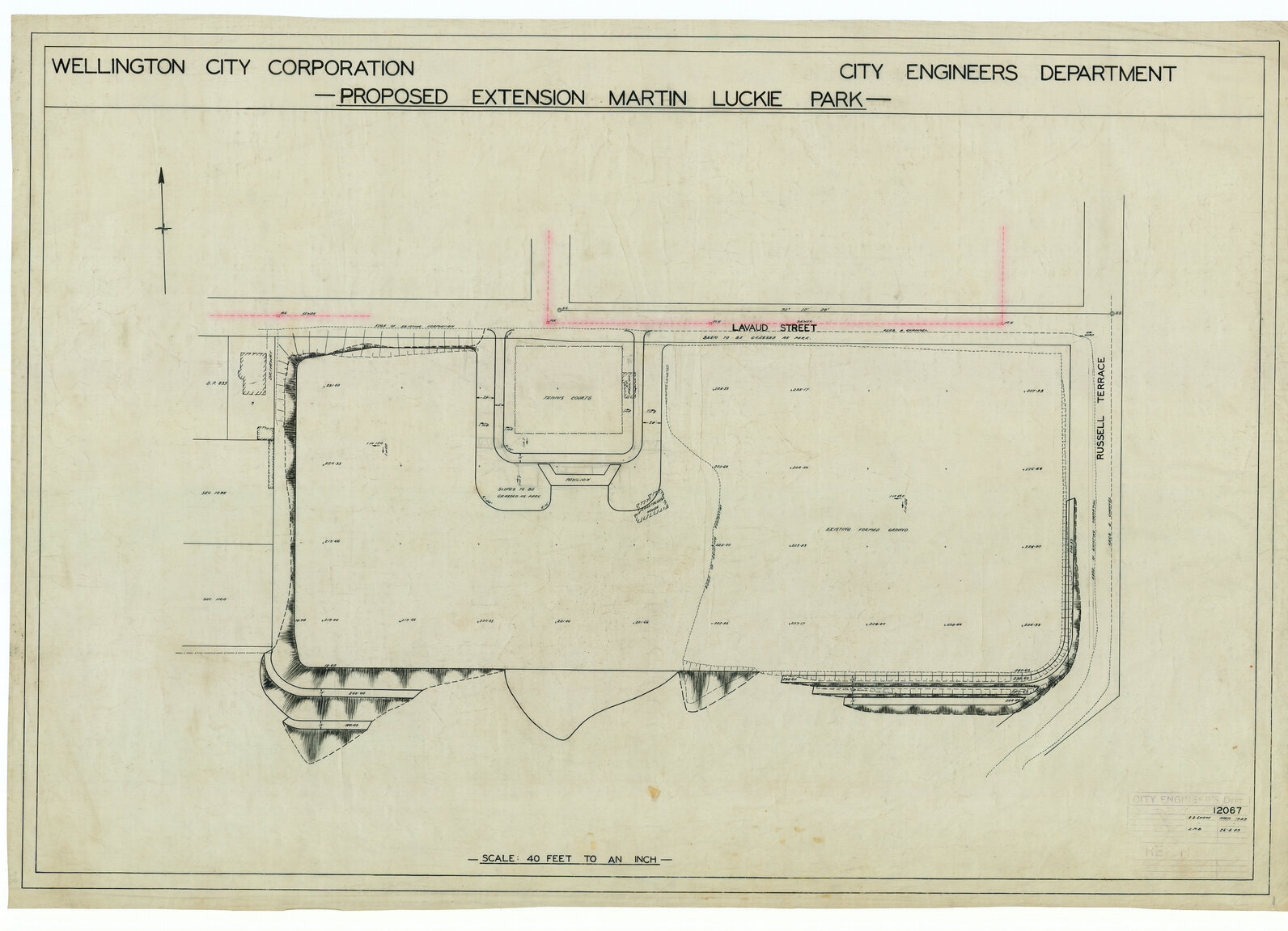Proposed extension - Martin Luckie Park