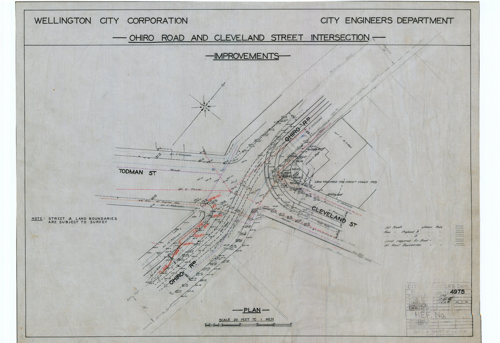 Ohiro Road and Cleveland Street intersection improvements