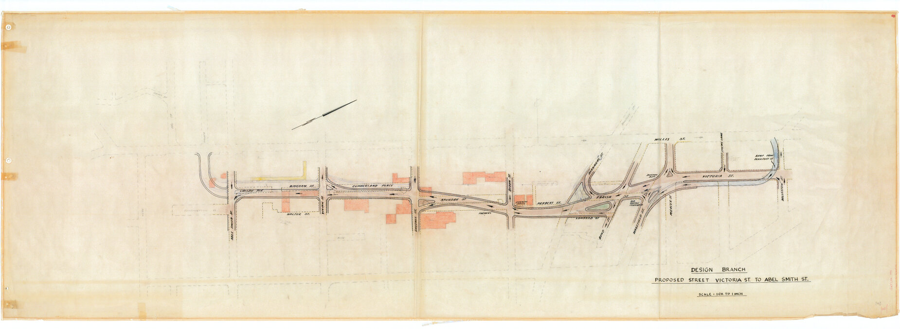 Victoria Street to Abel Smith Street - Proposed street 