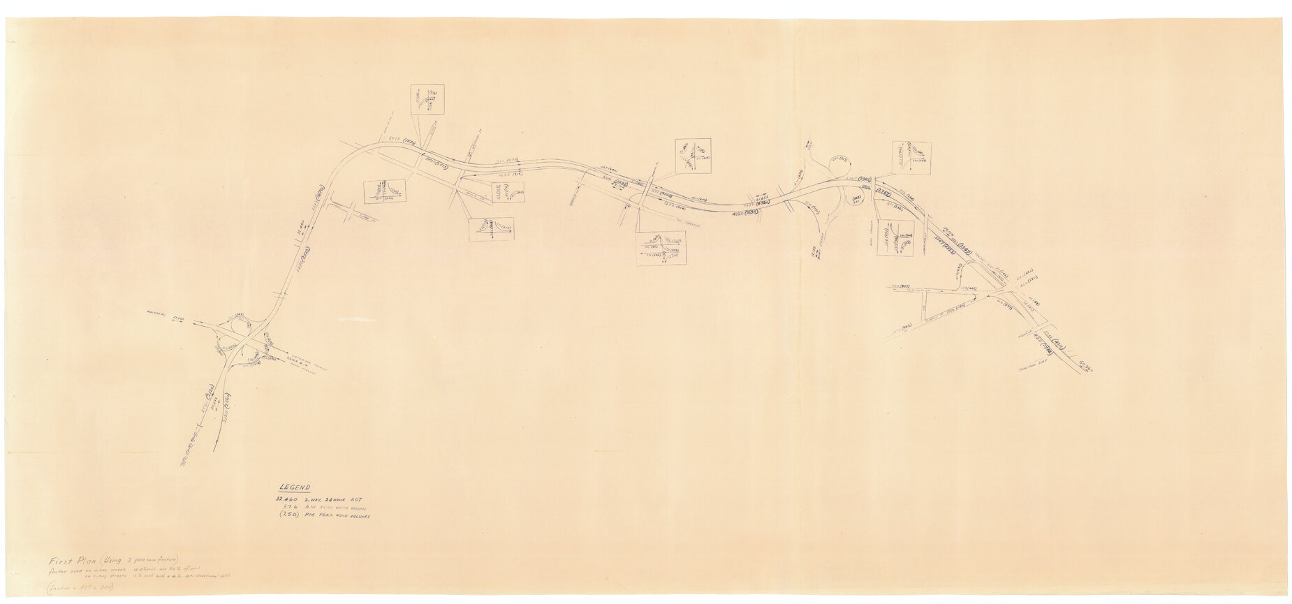 [Wellington Urban Motorway - traffic flows] First plan