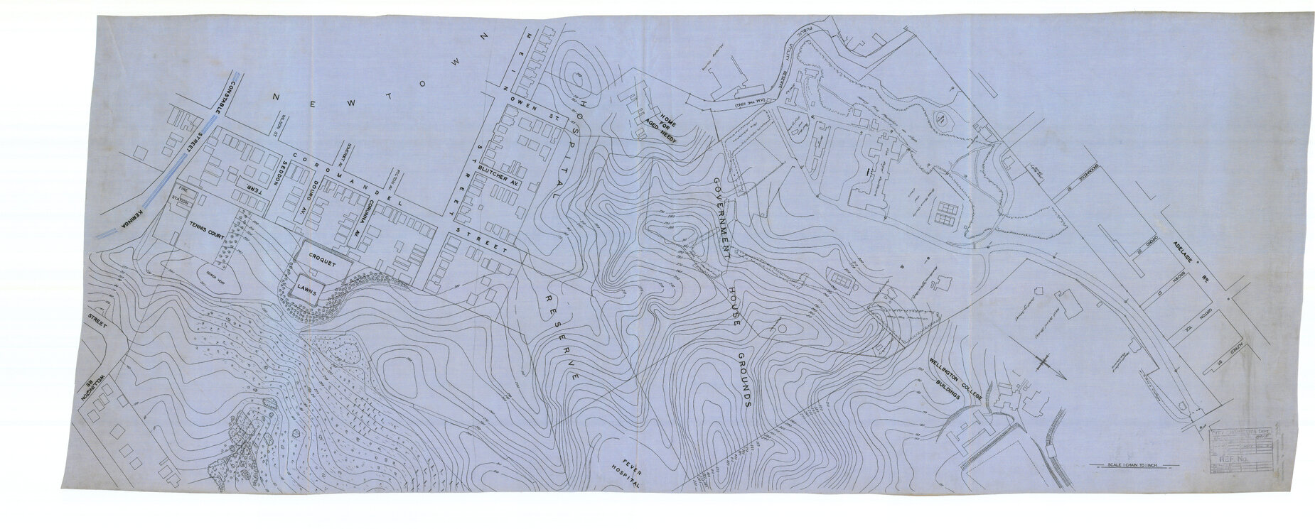 Coromandel Street   Government House grounds vicinity