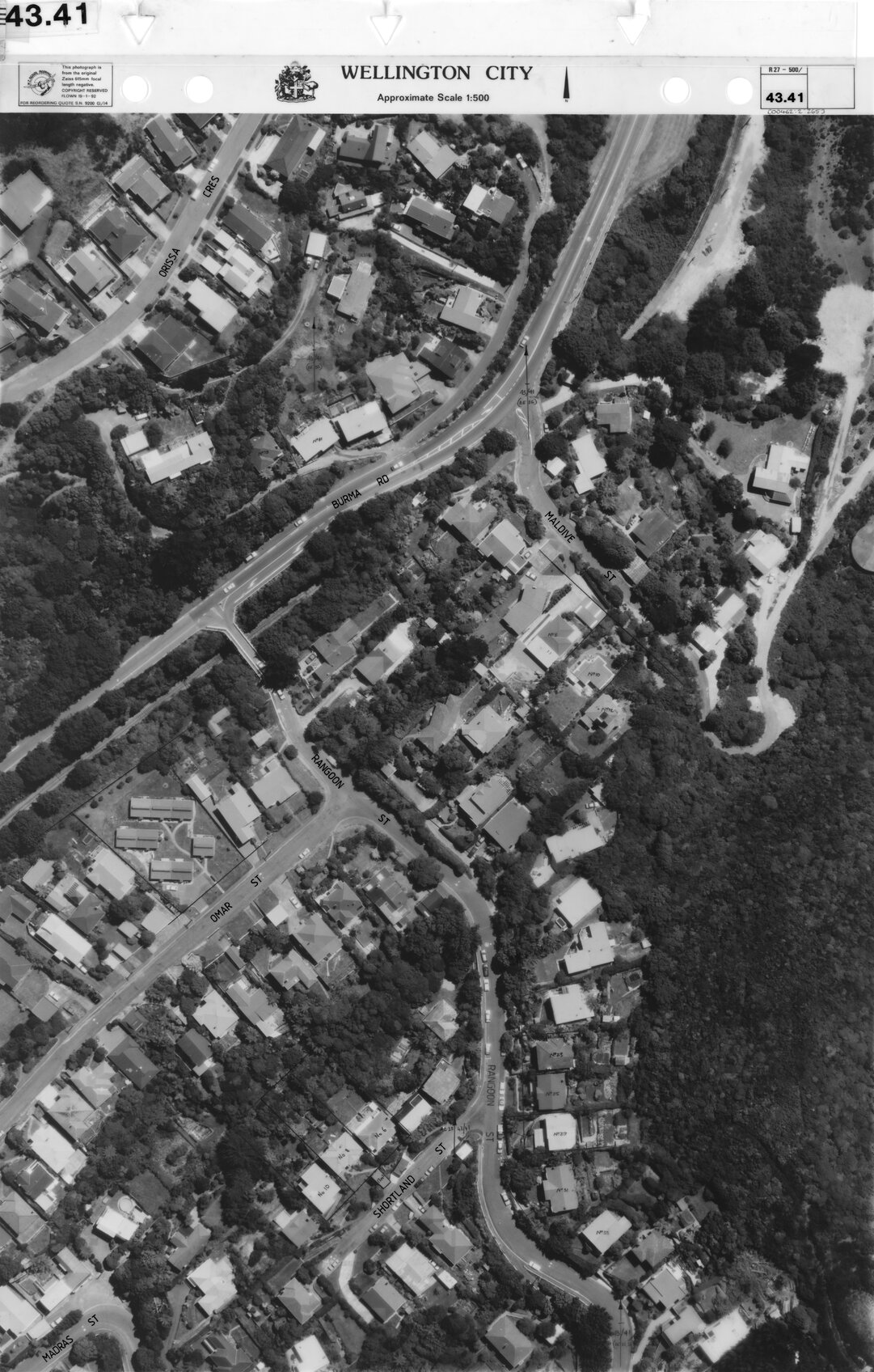 Aerial transparency, Sheet 43.41