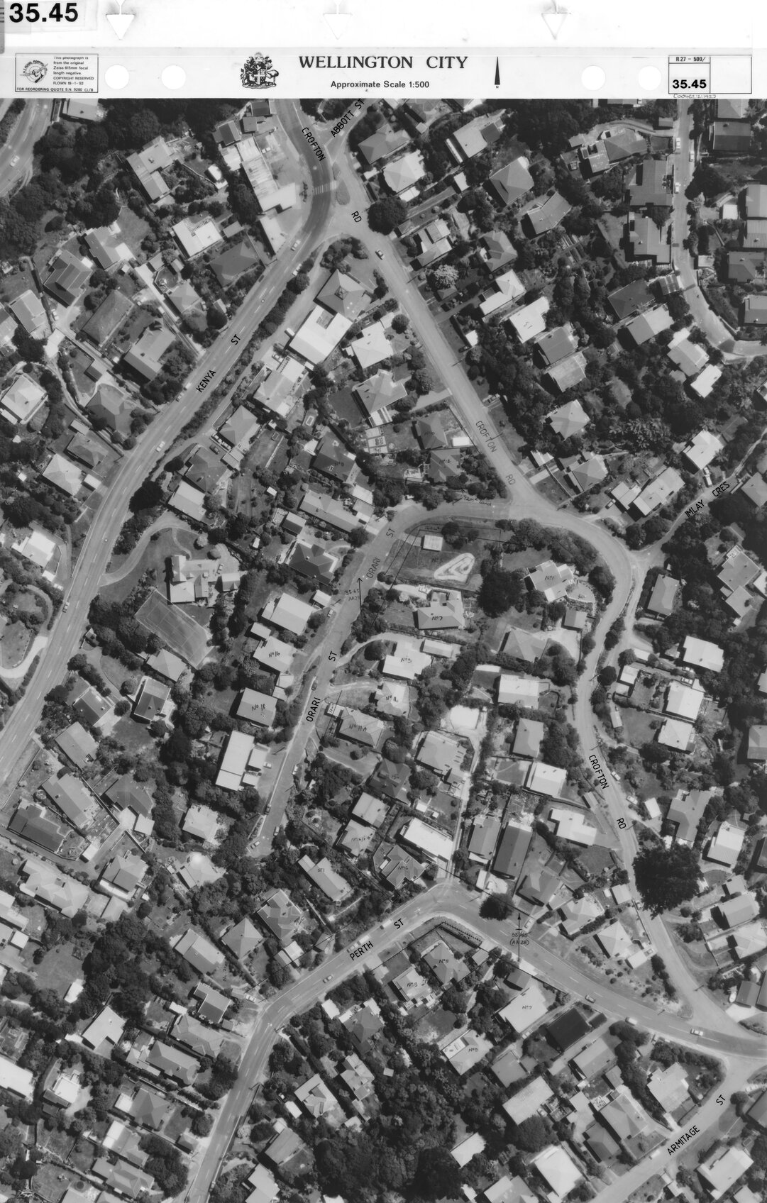 Aerial transparency, Sheet 35.45