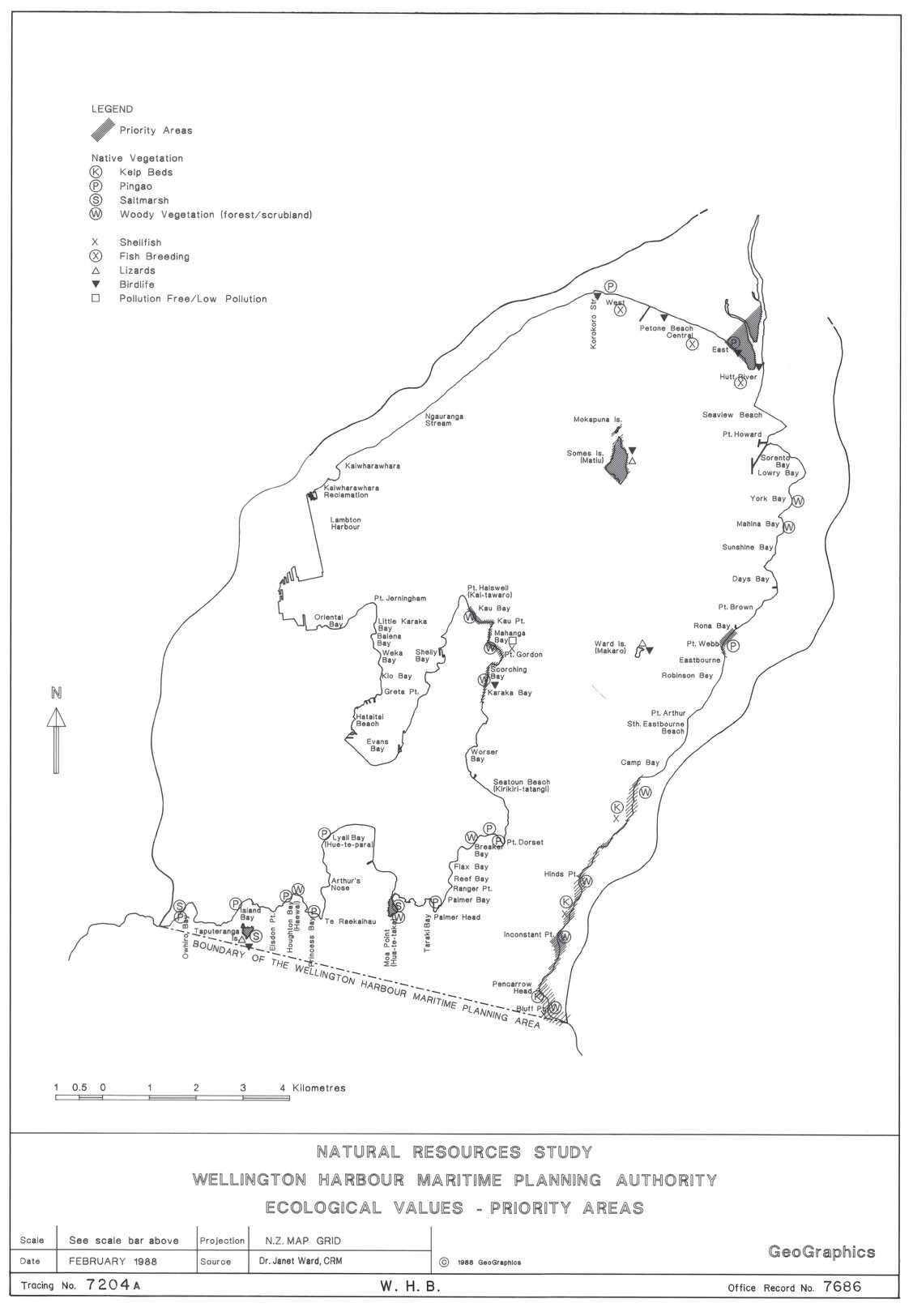 Natural Resources Study, Ecological Values Priority Areas