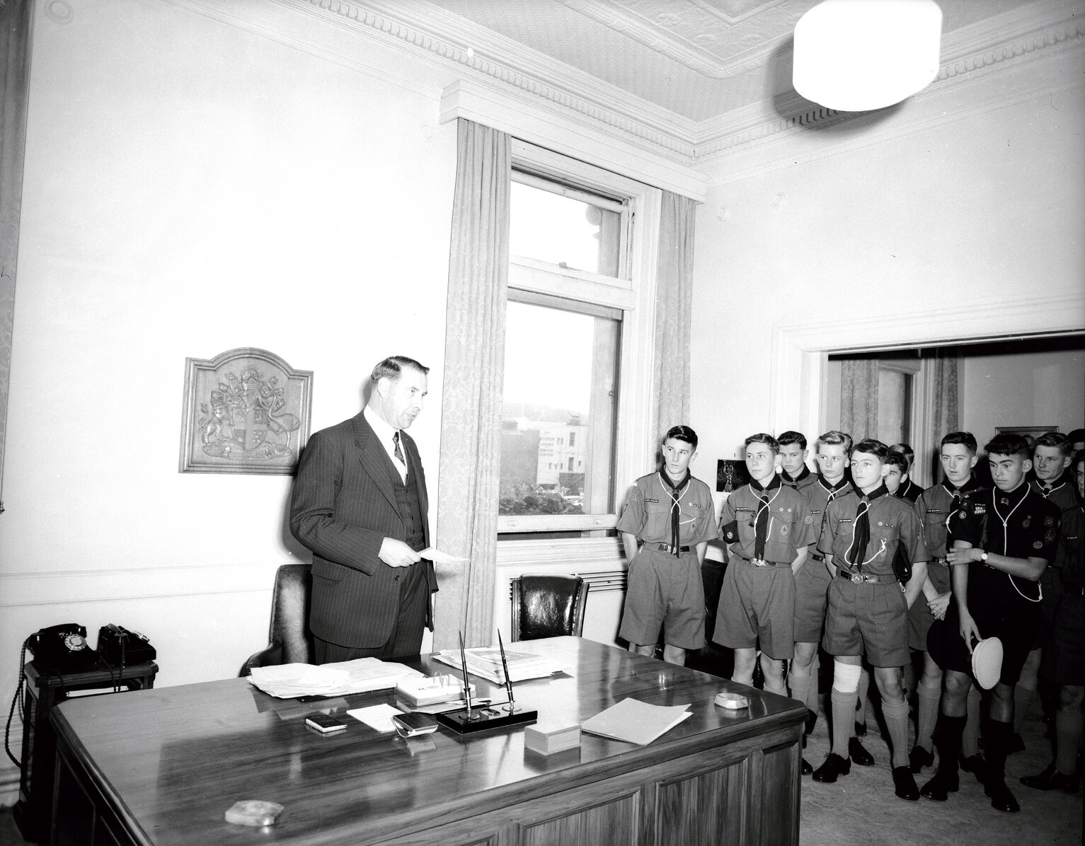 NZ Scouts Reps for Jubilee Jamboree in England