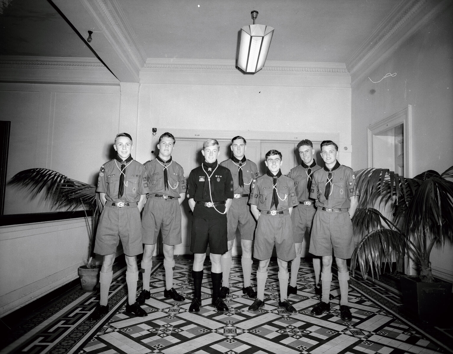 NZ Scouts Reps for Jubilee Jamboree in England