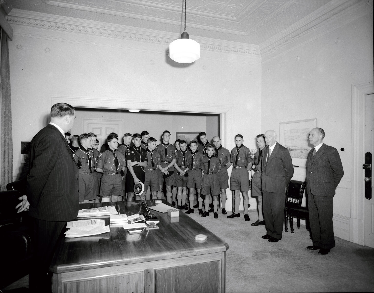 NZ Scouts Reps for Jubilee Jamboree in England