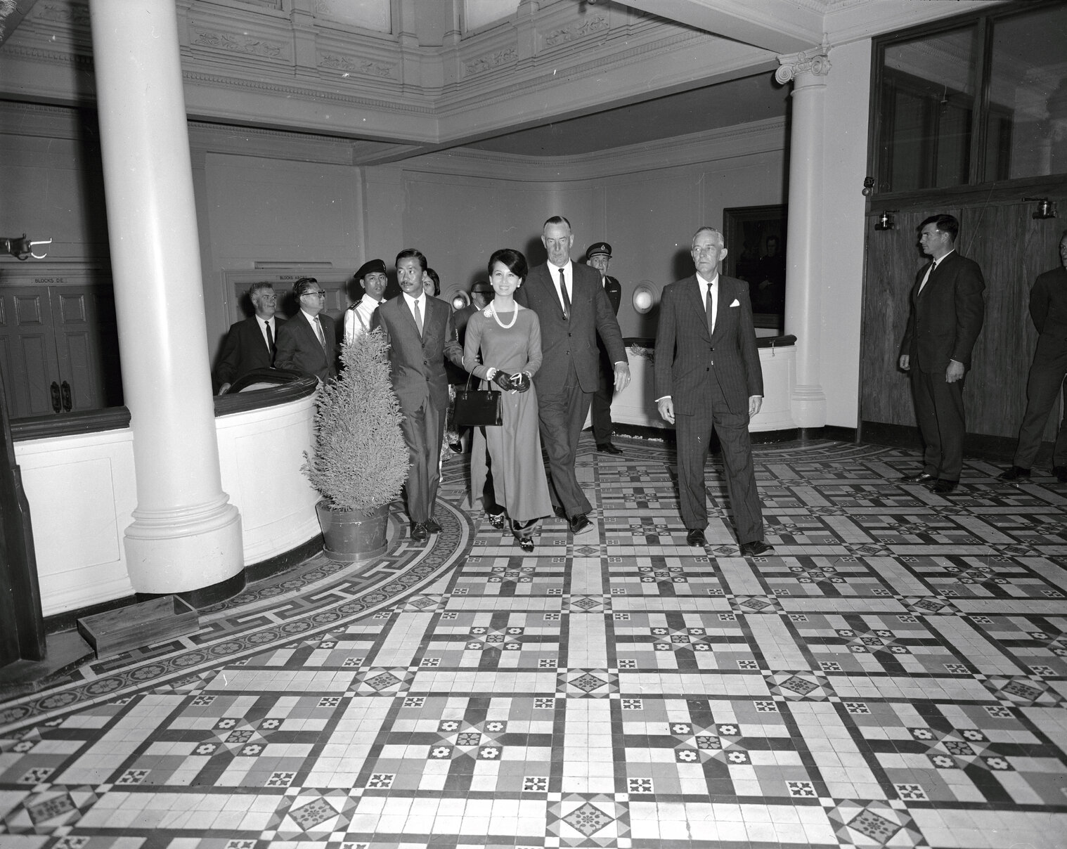 Air Vice-Marshall Ky Prime Minister of Vietnam: reception