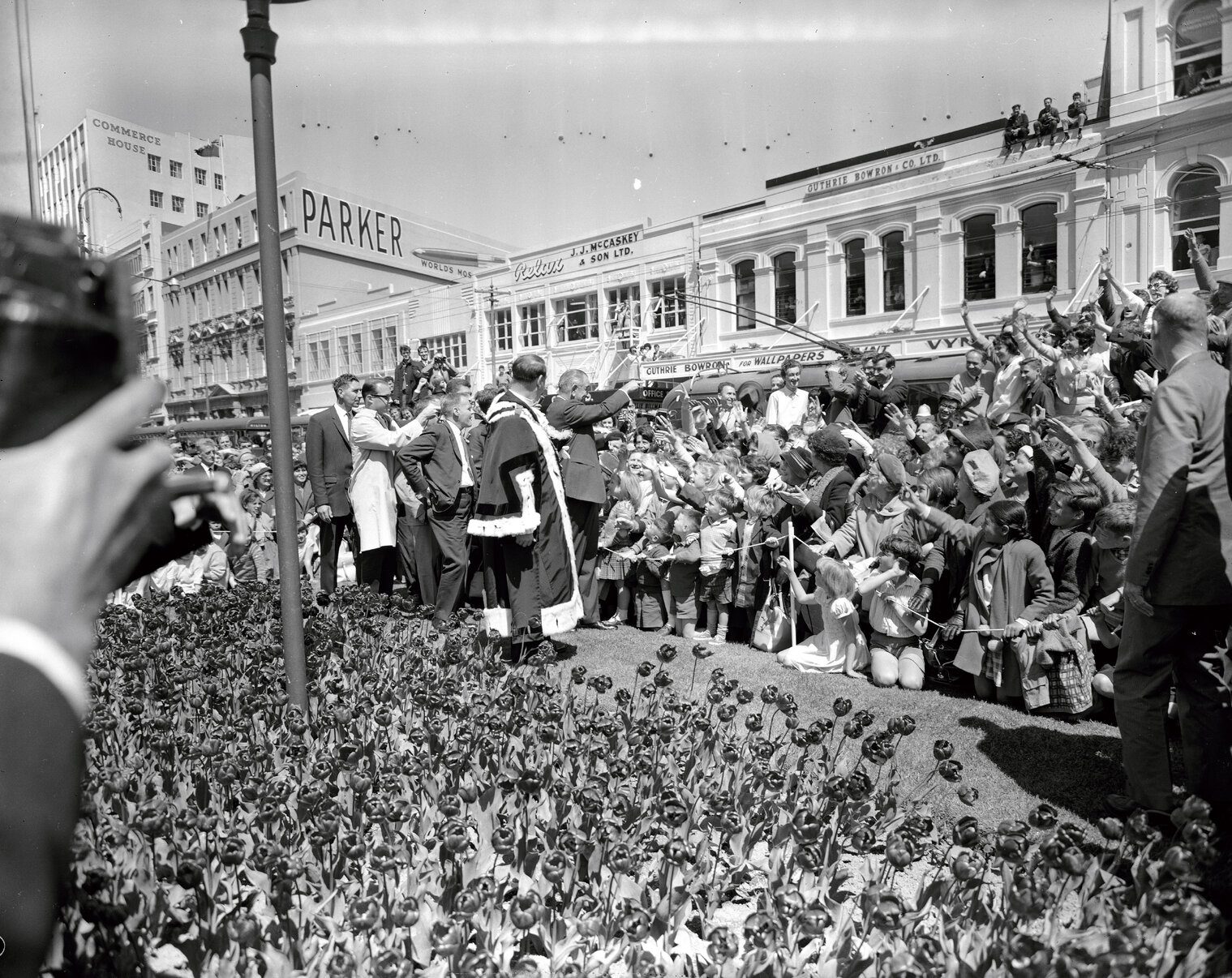President Johnson, USA with Councillors