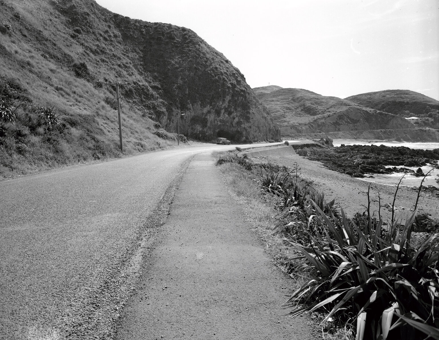 Foreshore: Island Bay after tidal flooding. Taken for Drainage Dept.