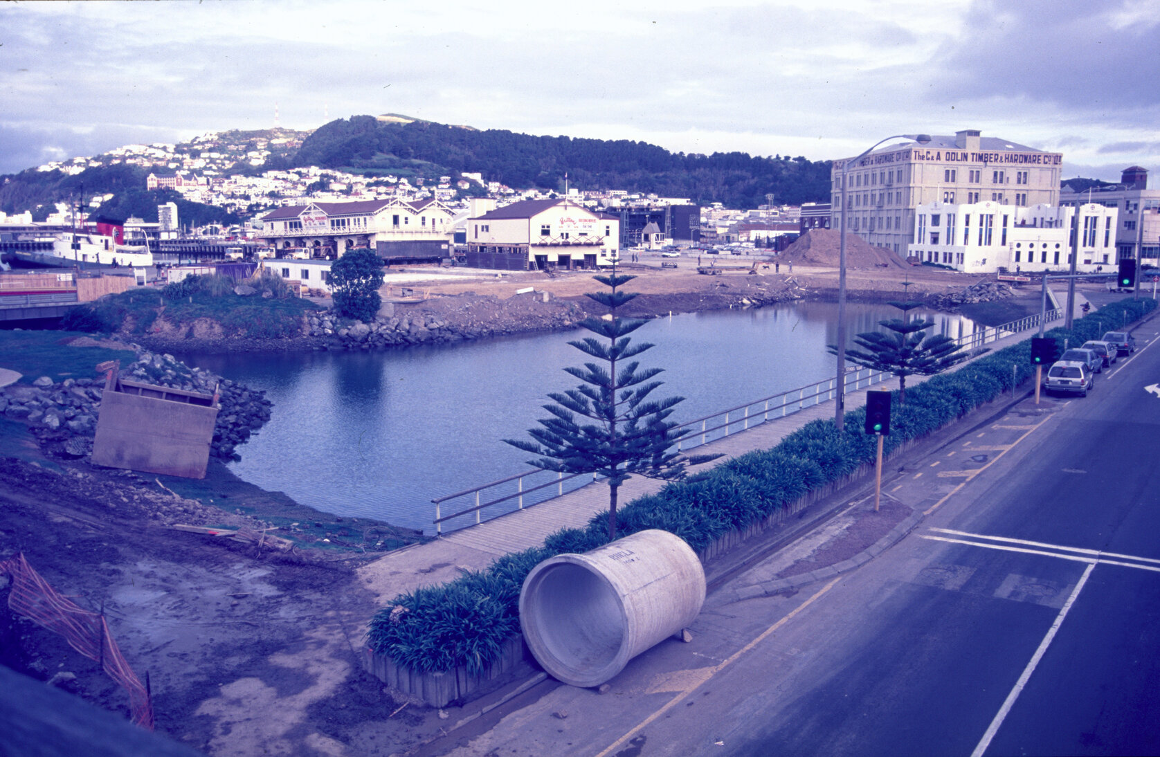 Moving the Wellington Boating Club to its current position