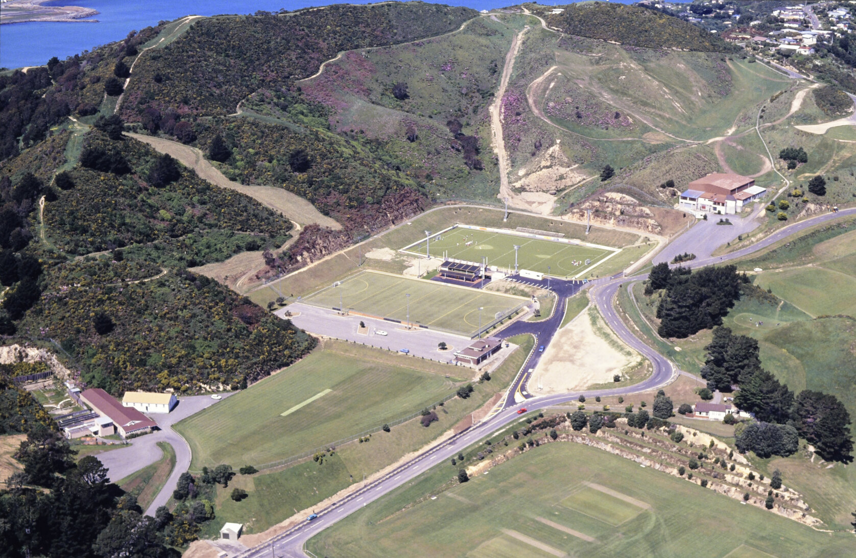 Botanic Garden plants, circa 1990. Aerial views of Botanic Garden, Anderson Park, Mount Albert, 18 Oct 1990